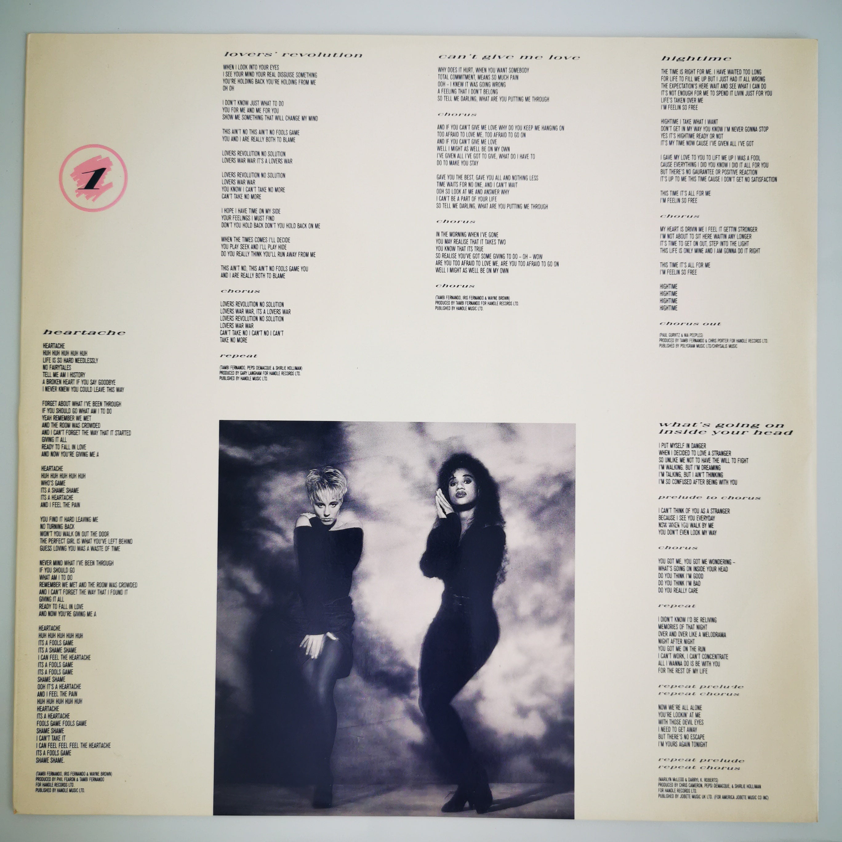 Pepsi & Shirlie – All Right Now Vinyl LP Record