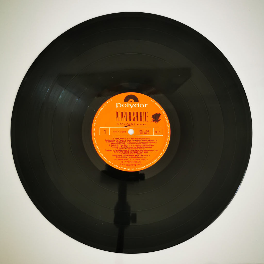 Pepsi & Shirlie – All Right Now Vinyl LP Record