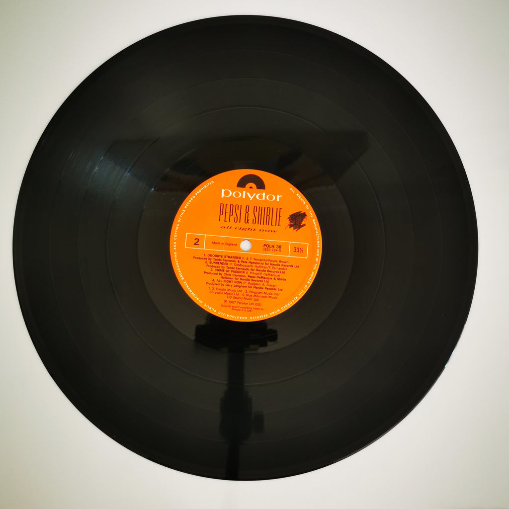 Pepsi & Shirlie – All Right Now Vinyl LP Record