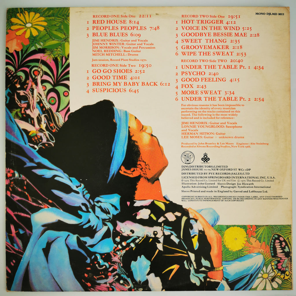 Jimi Hendrix For Real Double Vinyl LP Record