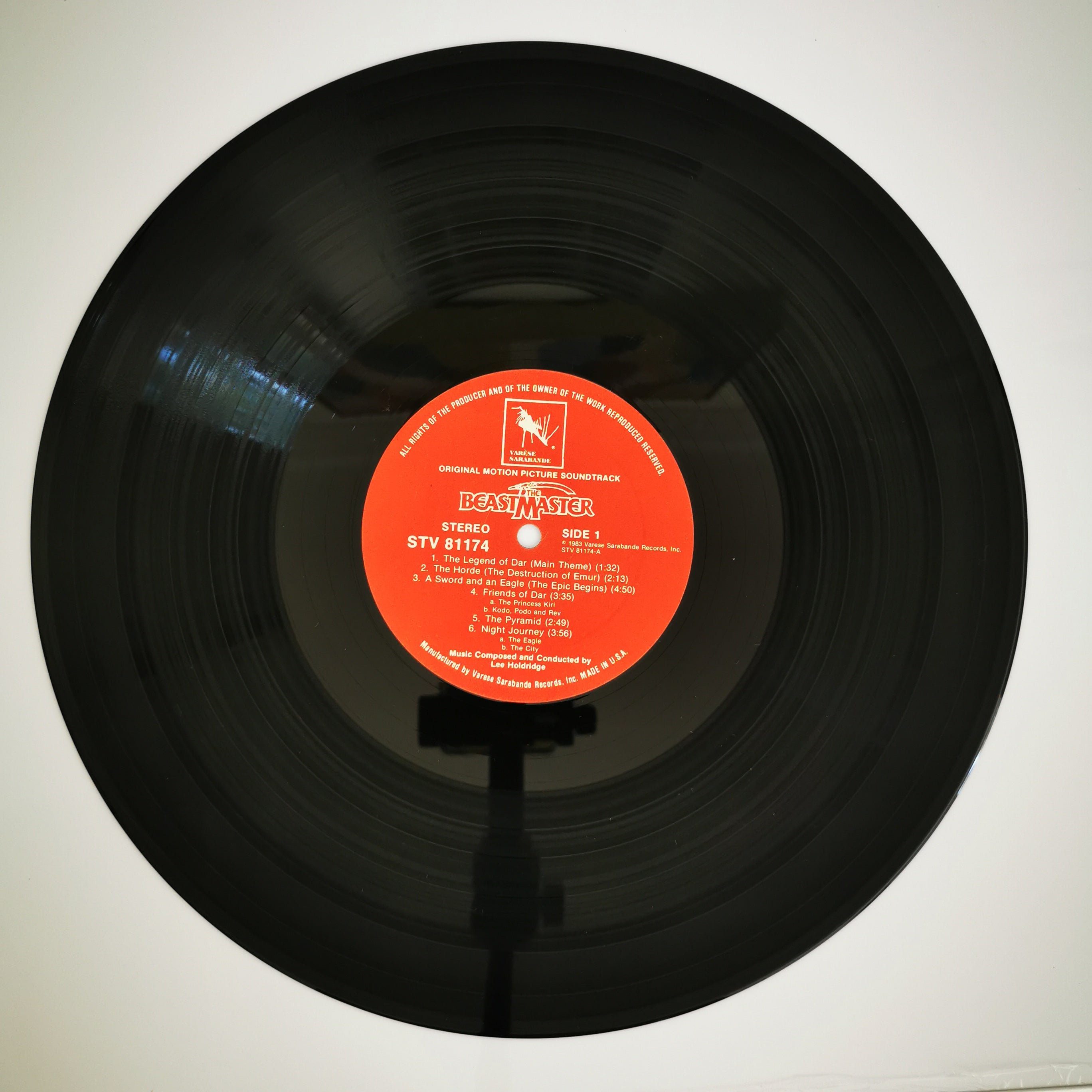 The Beastmaster Original Soundtrack Vinyl LP Record