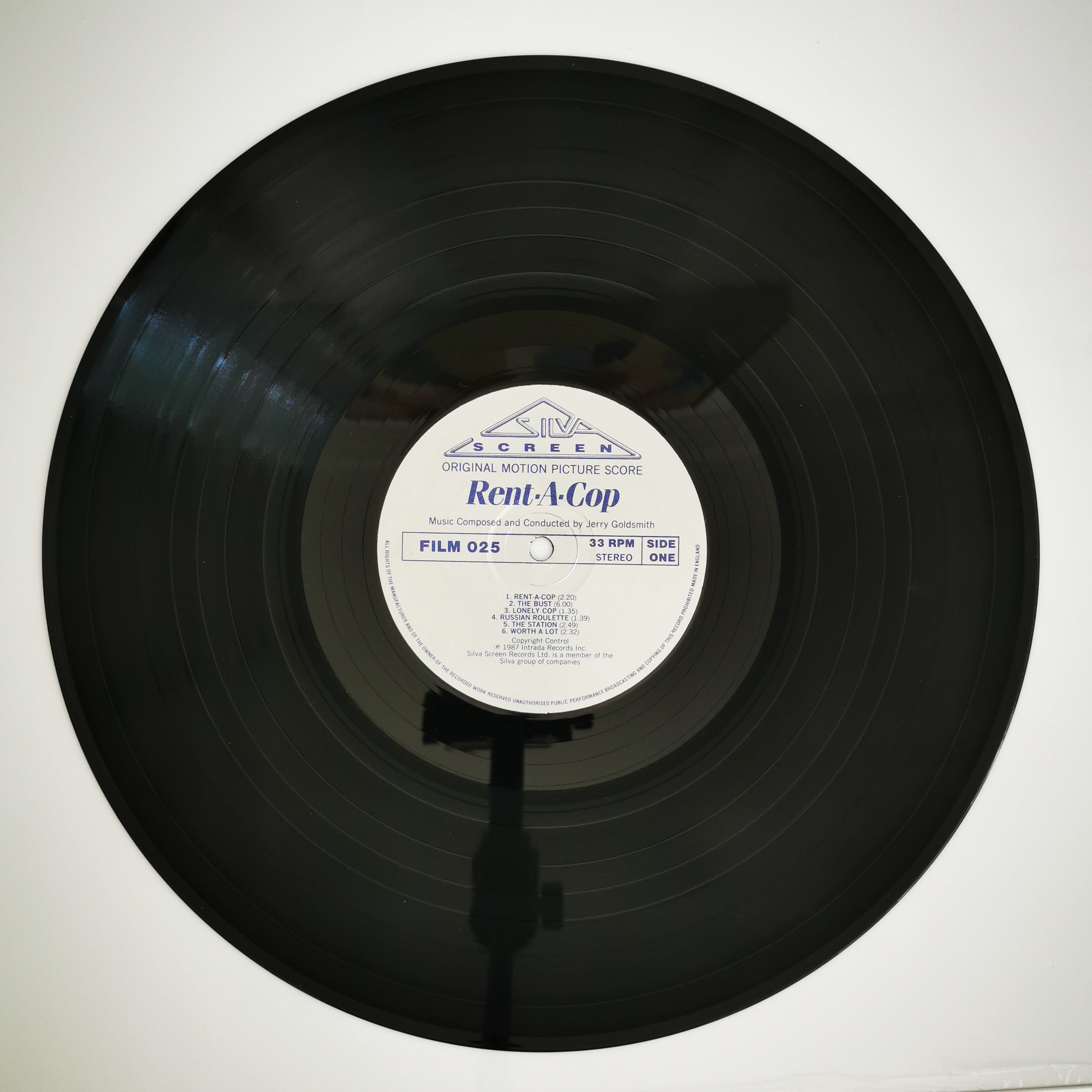 Jerry Goldsmith Rent-A-Cop Movie Soundtrack Vinyl Record