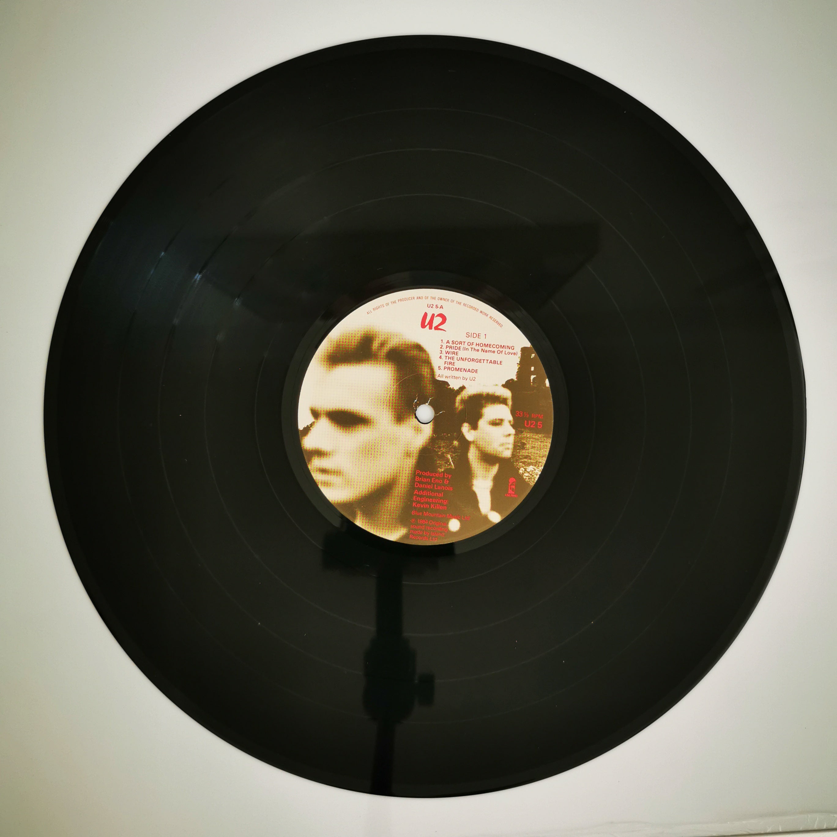 U2 The Unforgettable Fire Vinyl LP Record