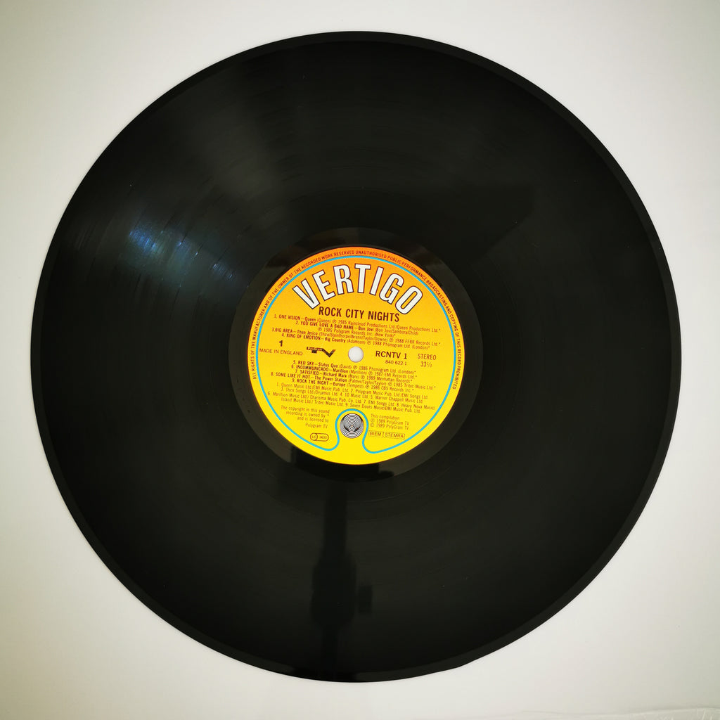 Rock City Nights Rock Compilation Vinyl LP Record