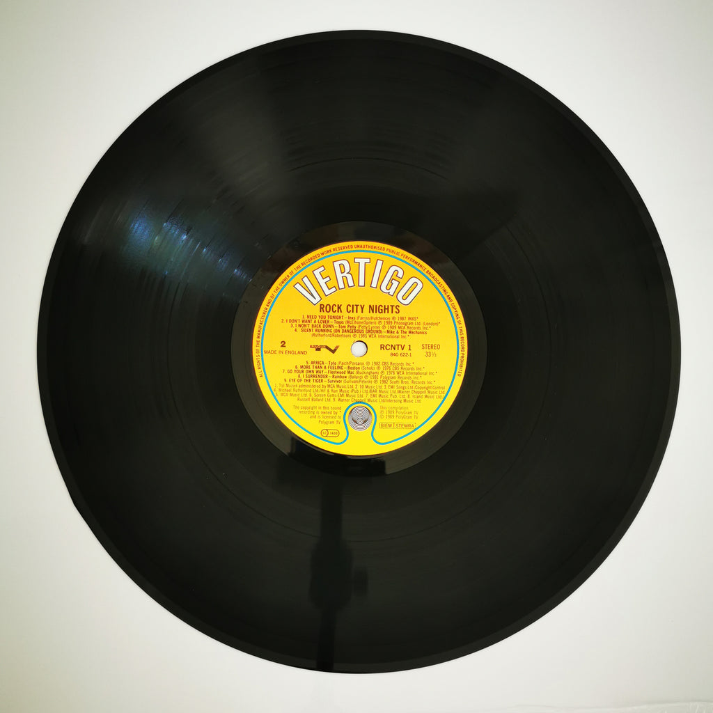 Rock City Nights Rock Compilation Vinyl LP Record