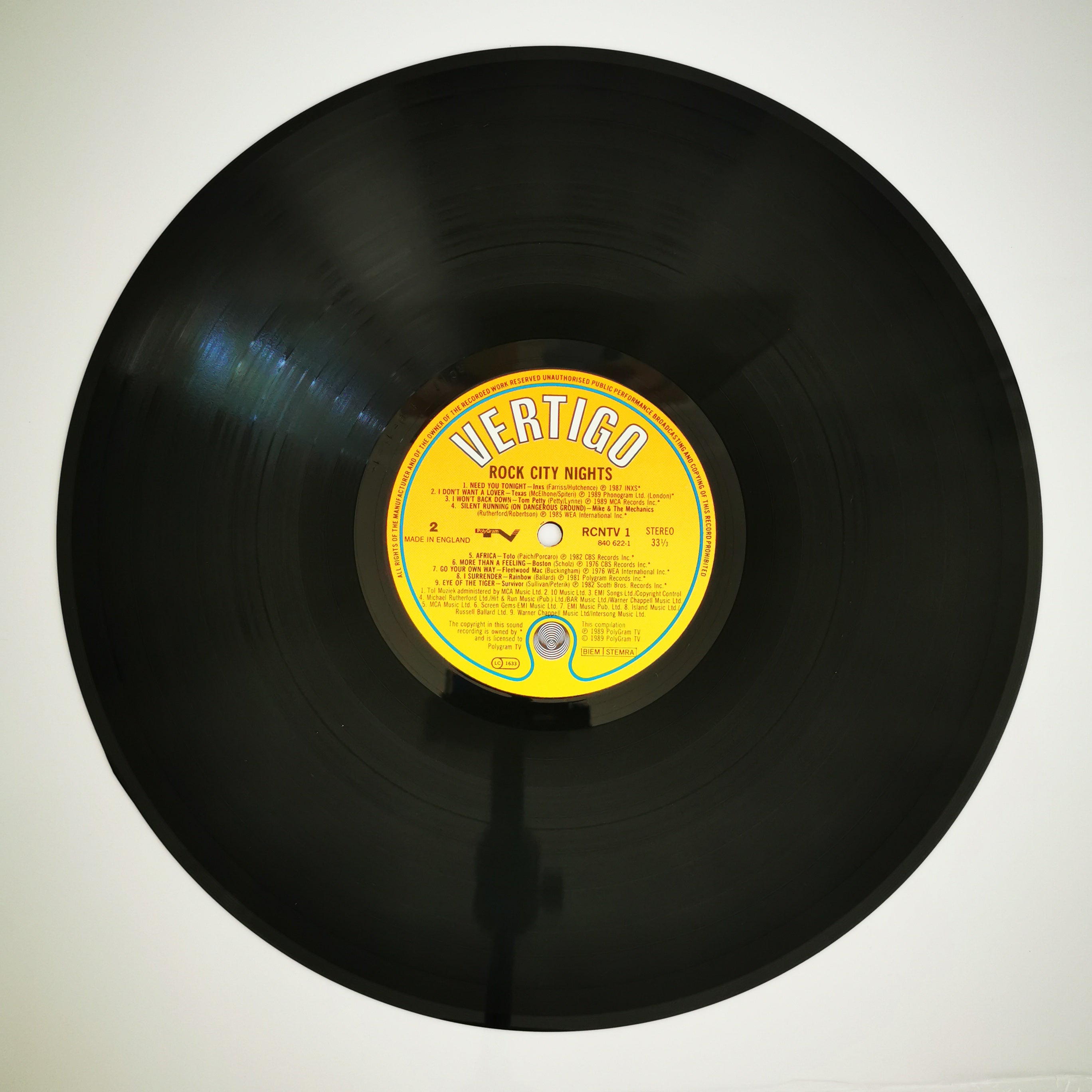 Rock City Nights Rock Compilation Vinyl LP Record