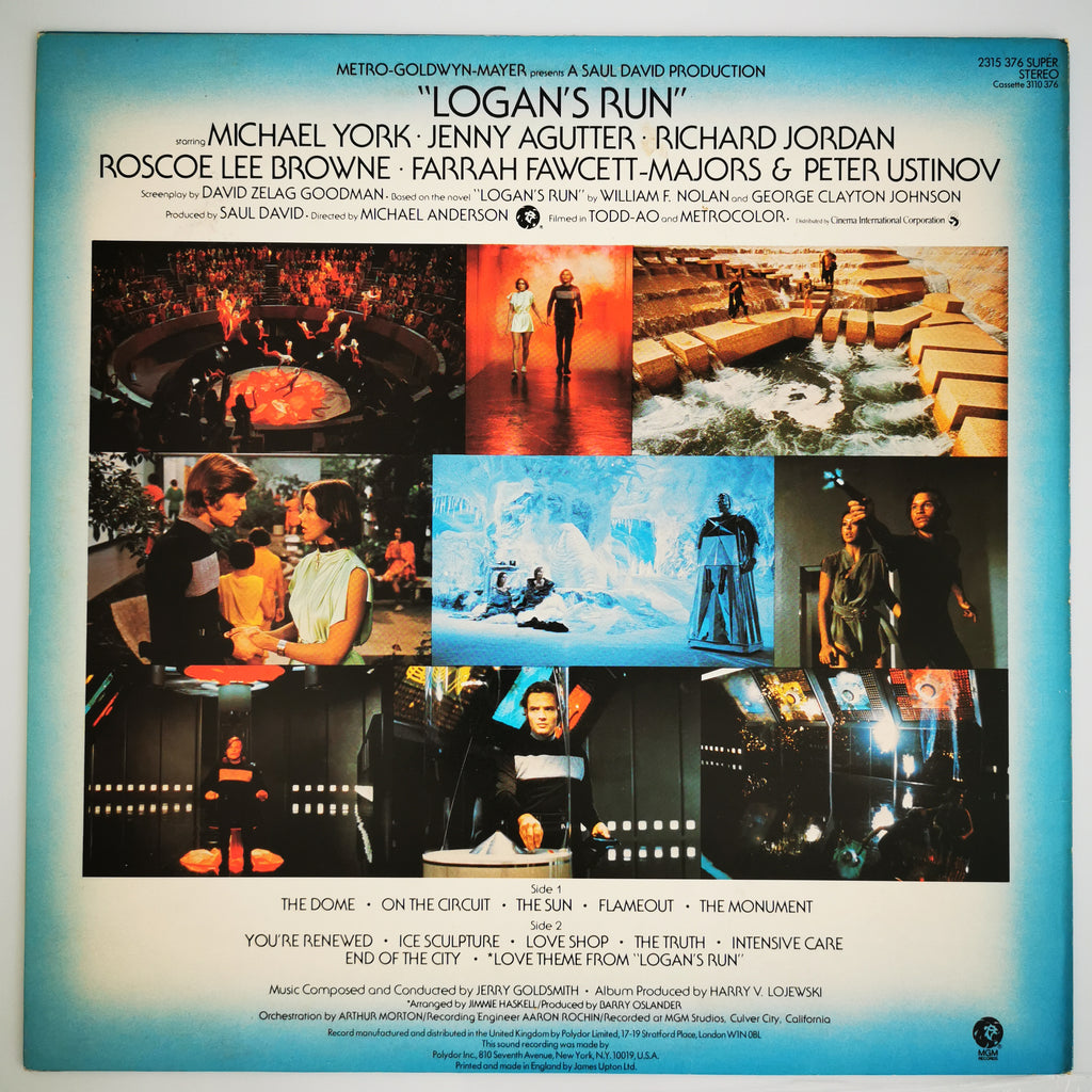 Jerry Goldsmith – Logan's Run Movie Soundtrack Vinyl LP