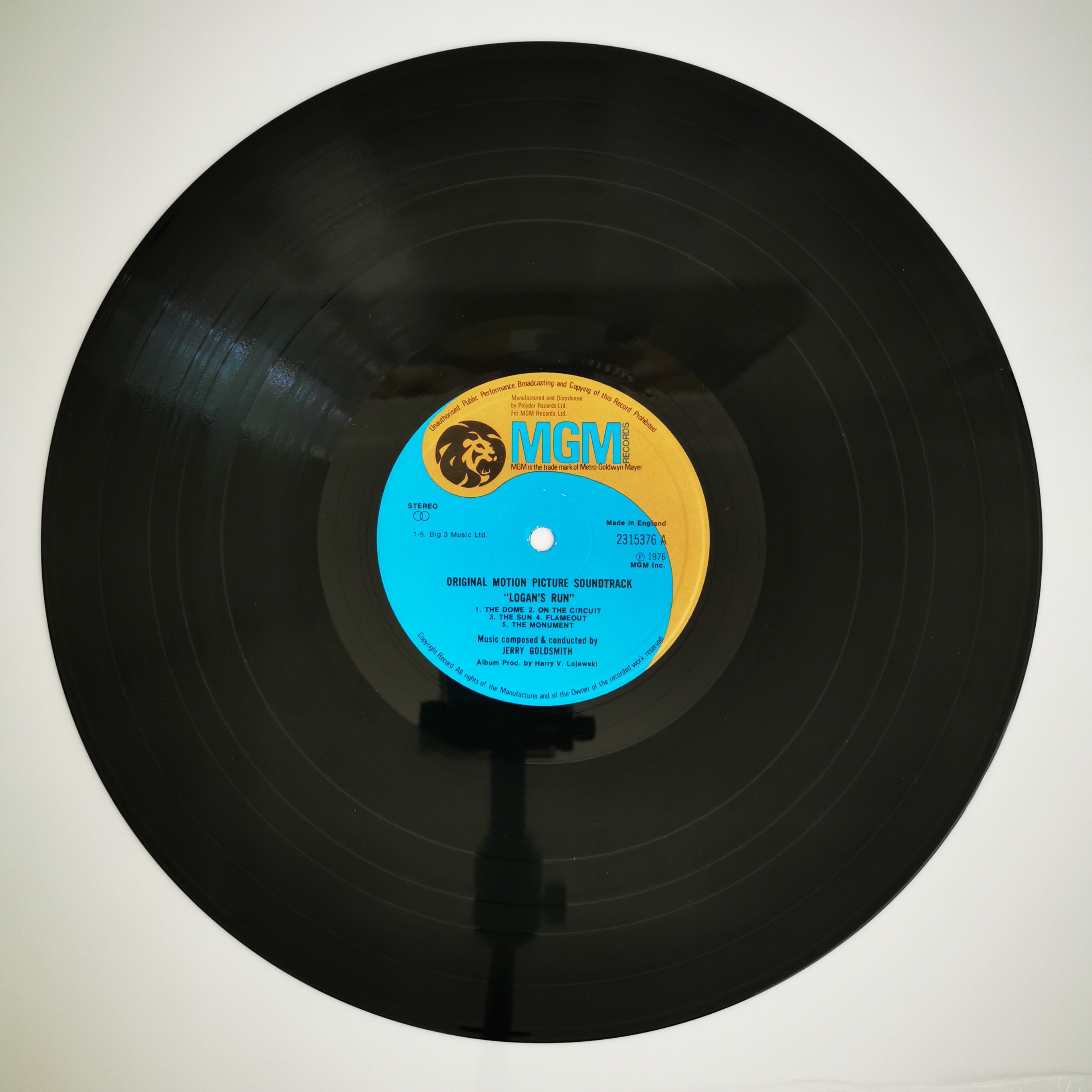 Jerry Goldsmith – Logan's Run Movie Soundtrack Vinyl LP