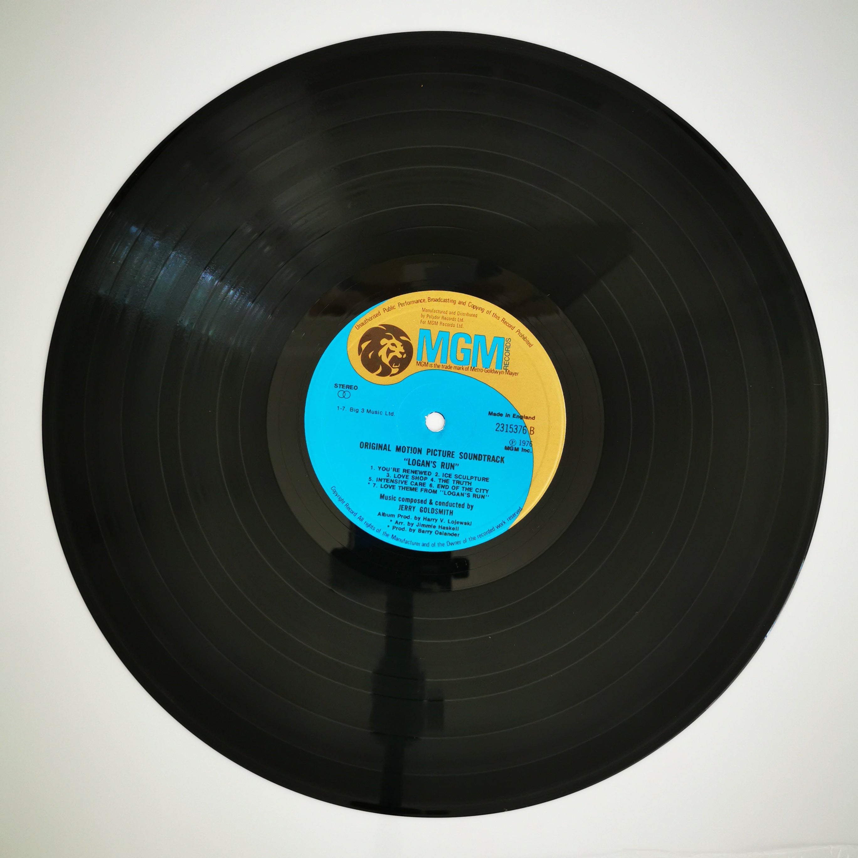 Jerry Goldsmith – Logan's Run Movie Soundtrack Vinyl LP