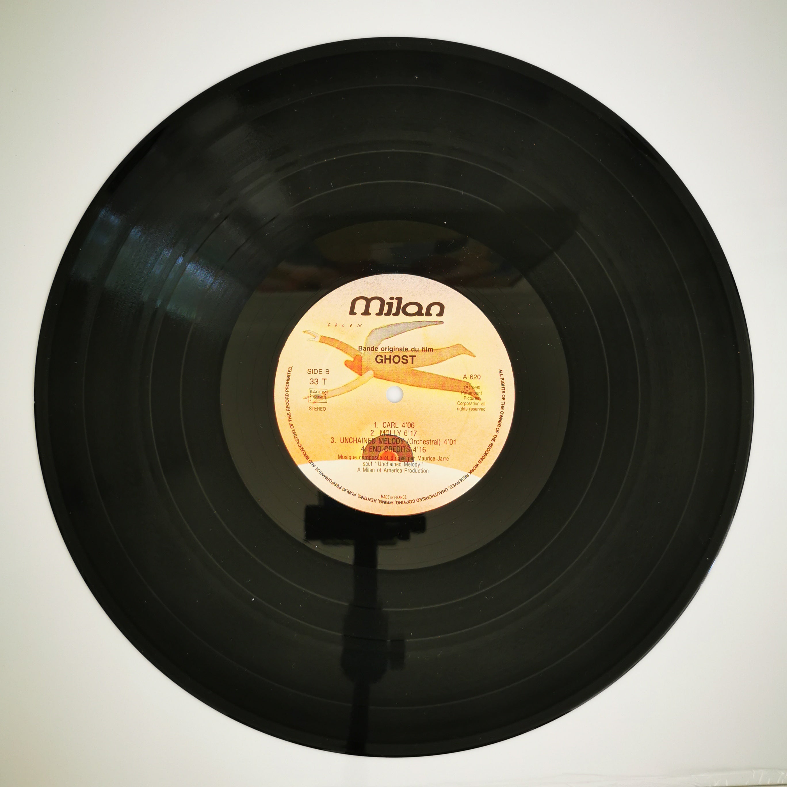 Maurice Jarre – Ghost Movie Soundtrack Vinyl LP Record