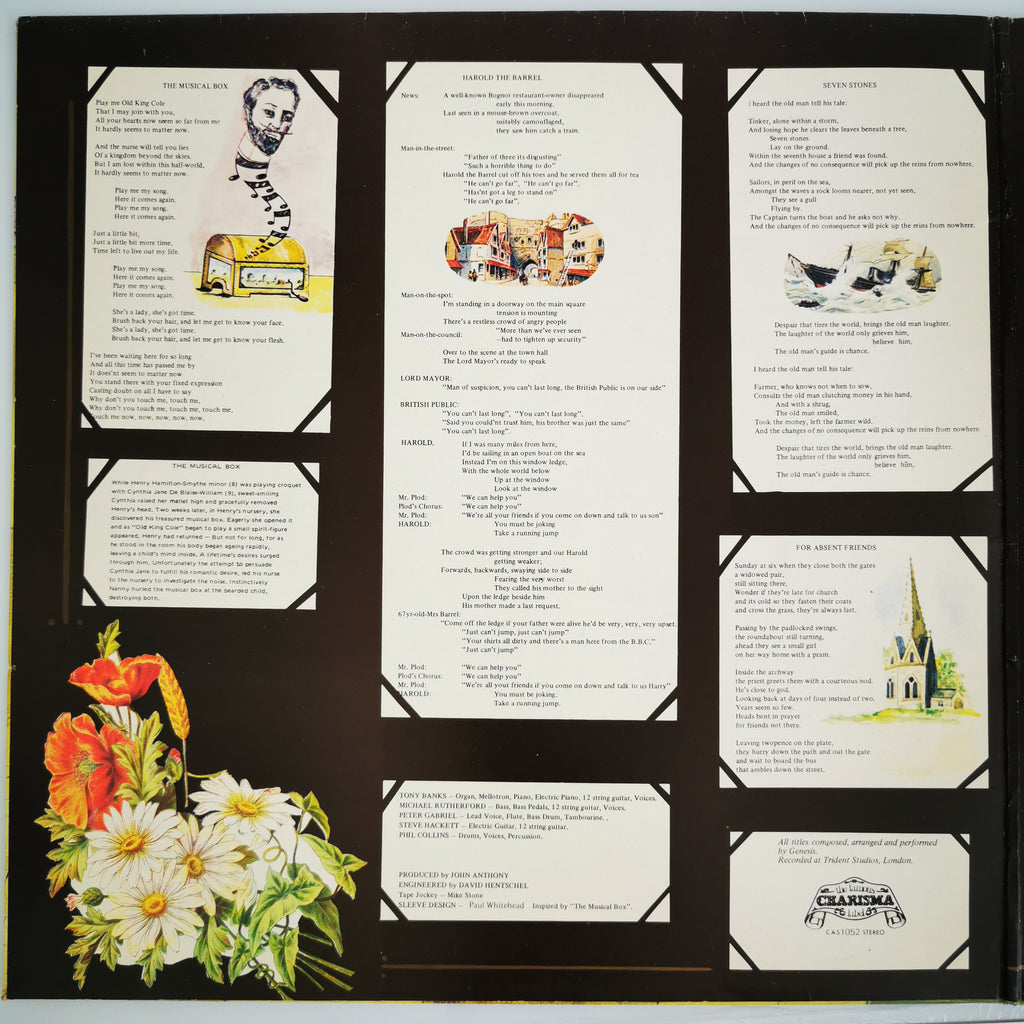 Genesis Nursery Cryme Vinyl LP Gatefold Record 1971