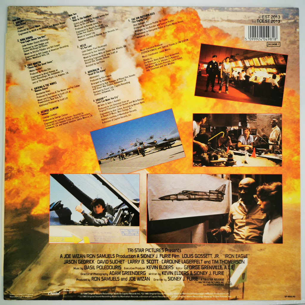 Iron Eagle Movie Soundtrack Vinyl LP Record