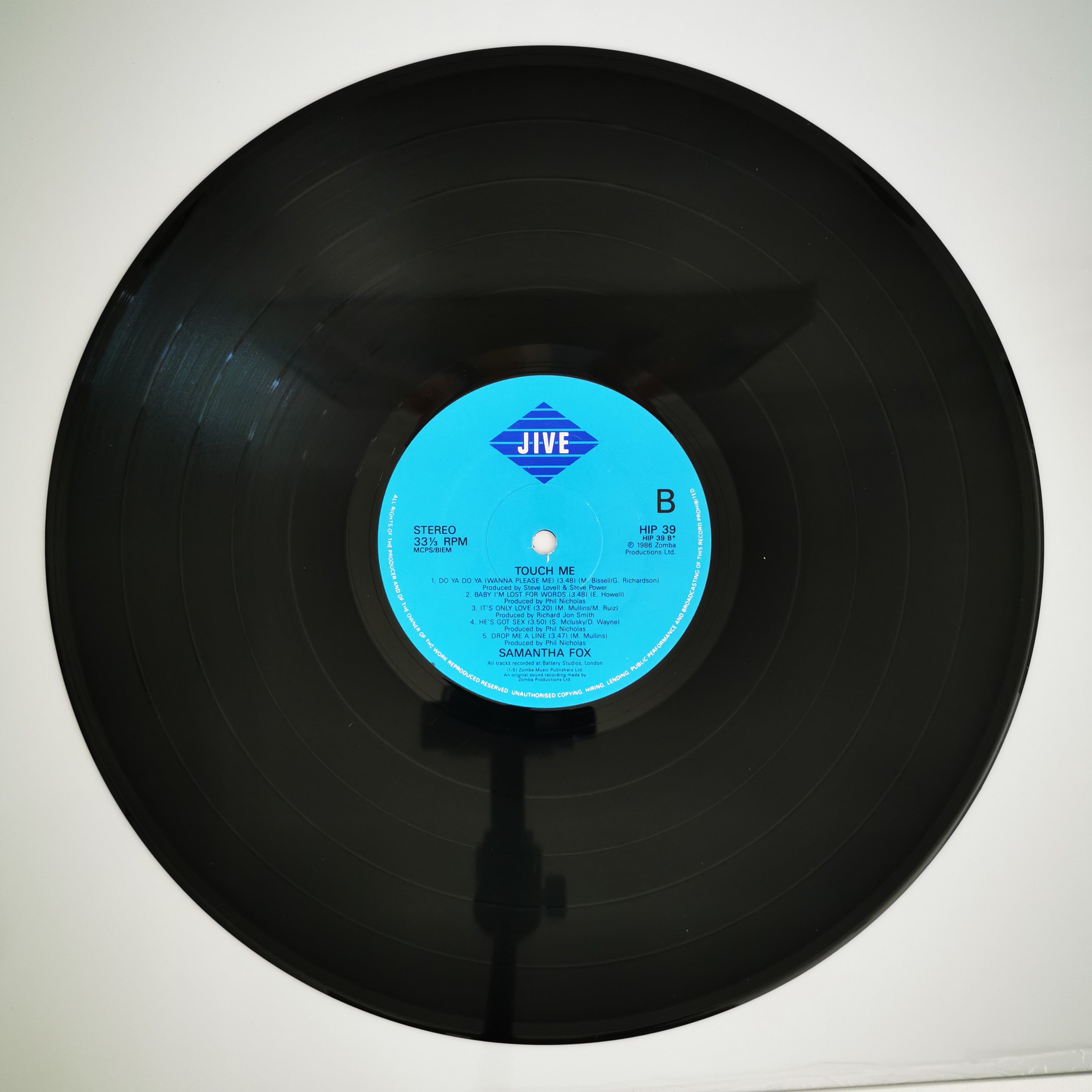Samantha Fox Touch Me Vinyl LP Record