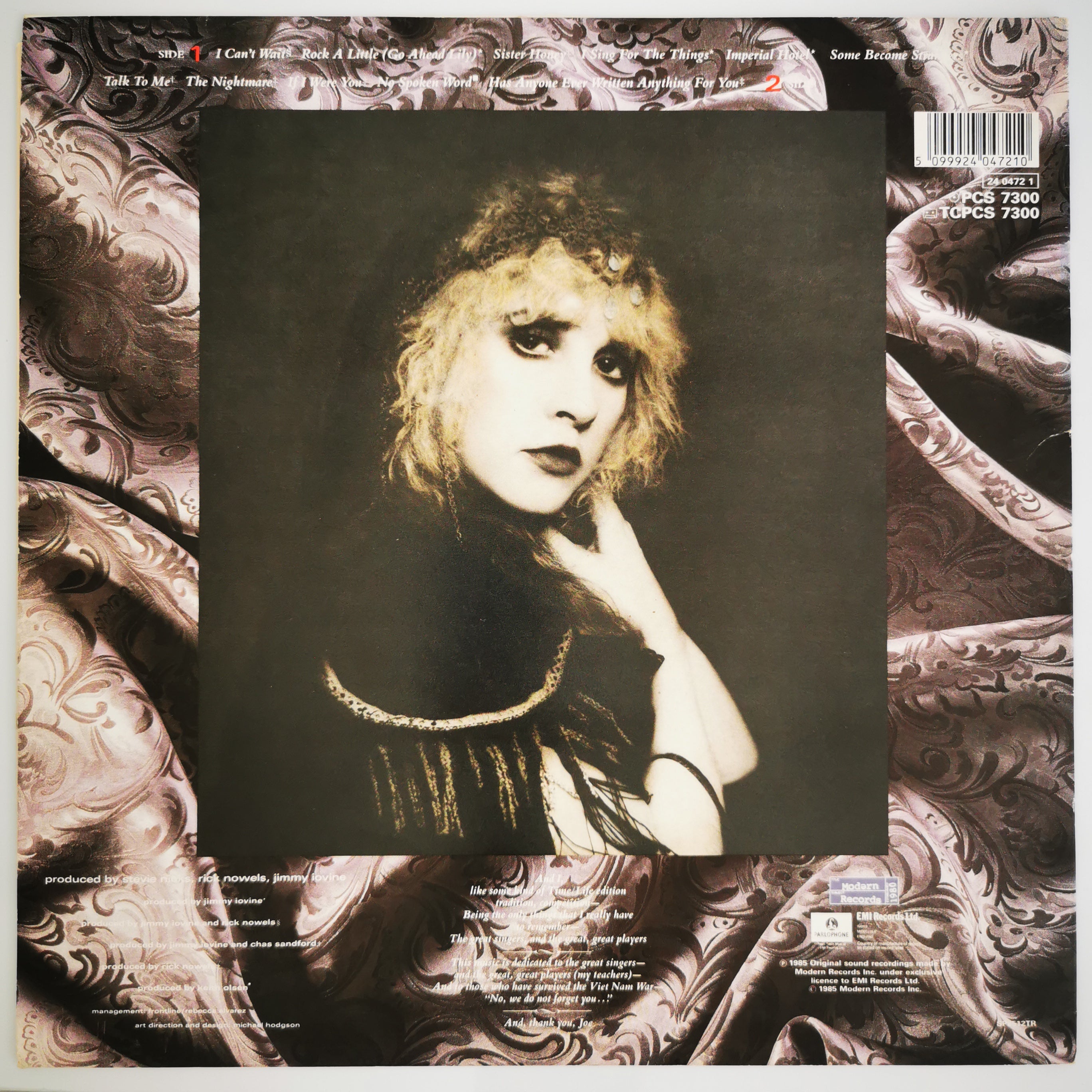 Stevie Nicks Rock A Little Vinyl LP Record