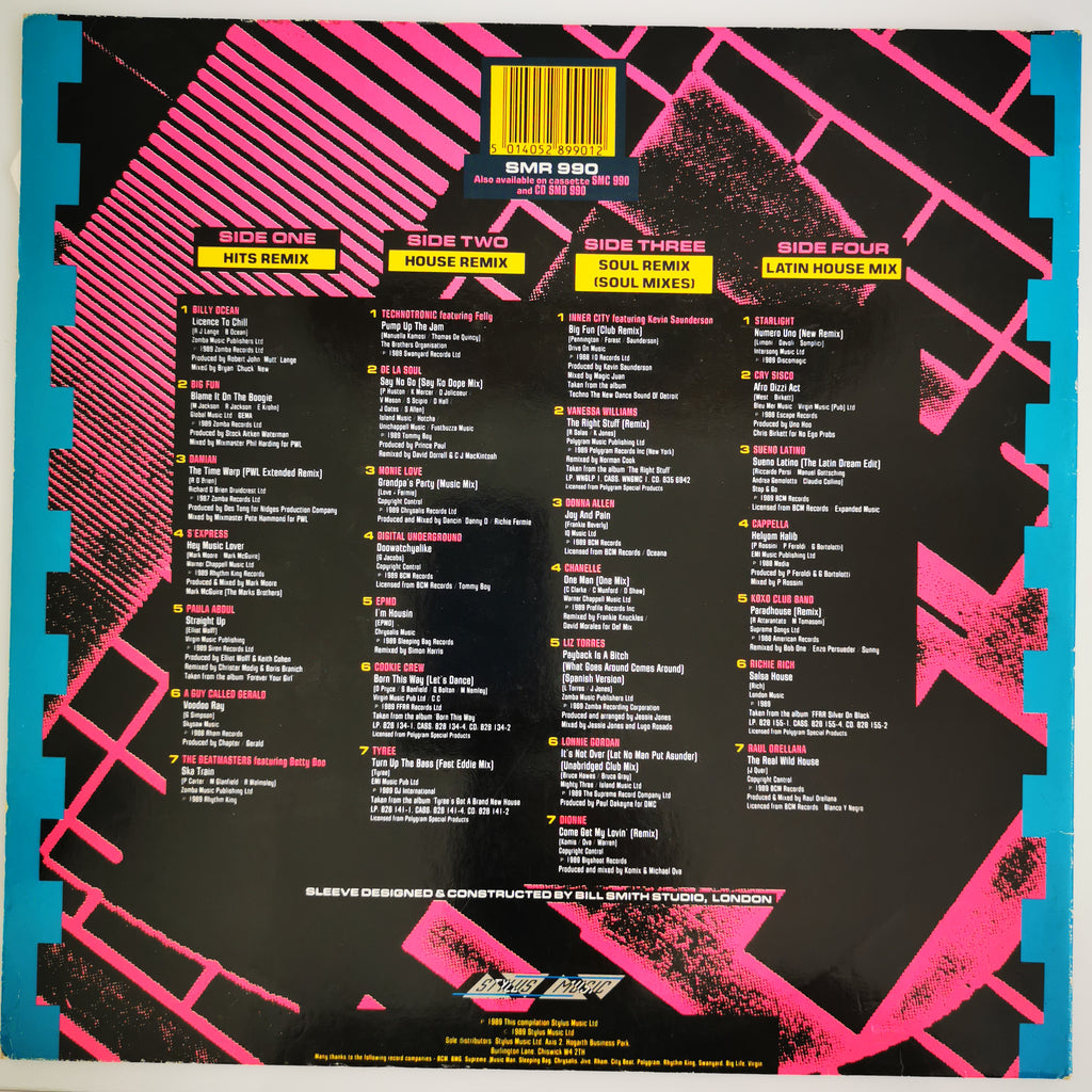 Dance The Right Stuff Remix 89 Double Vinyl LP