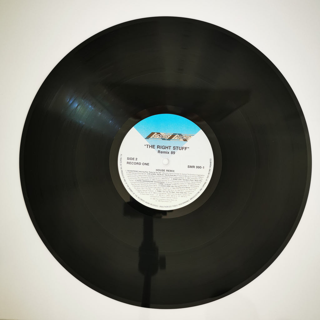 Dance The Right Stuff Remix 89 Double Vinyl LP