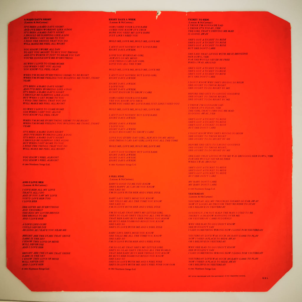 The Beatles The Beatles 1962-1966 Vinyl LP Record