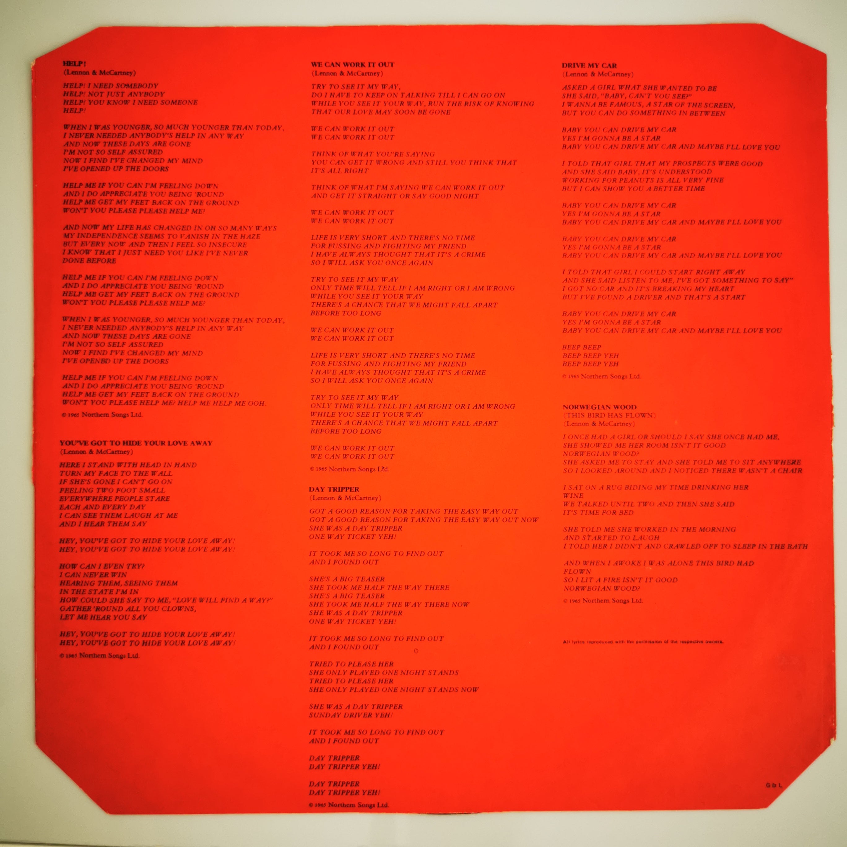 The Beatles The Beatles 1962-1966 Vinyl LP Record