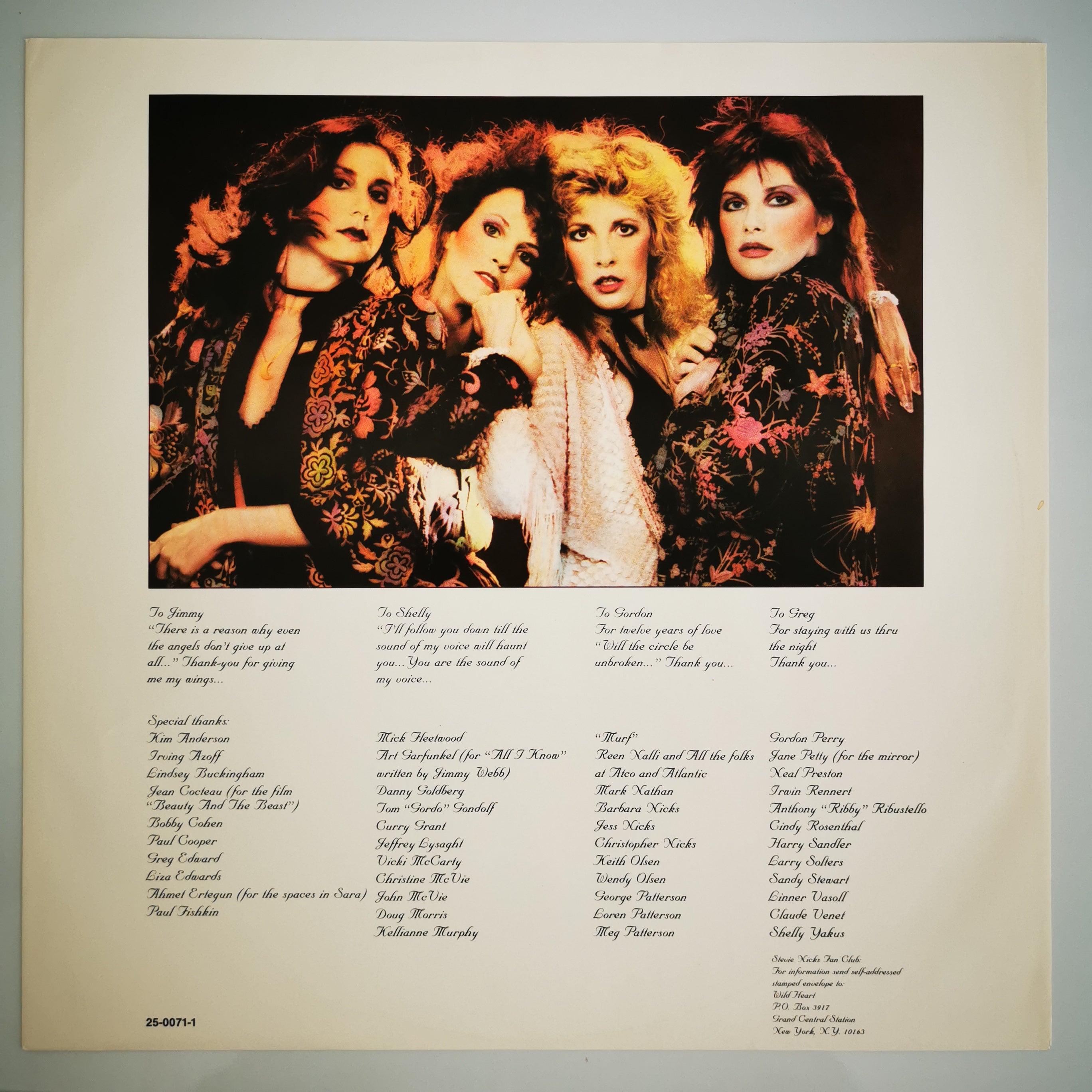 Stevie Nicks – The Wild Heart Vinyl LP Record 1983