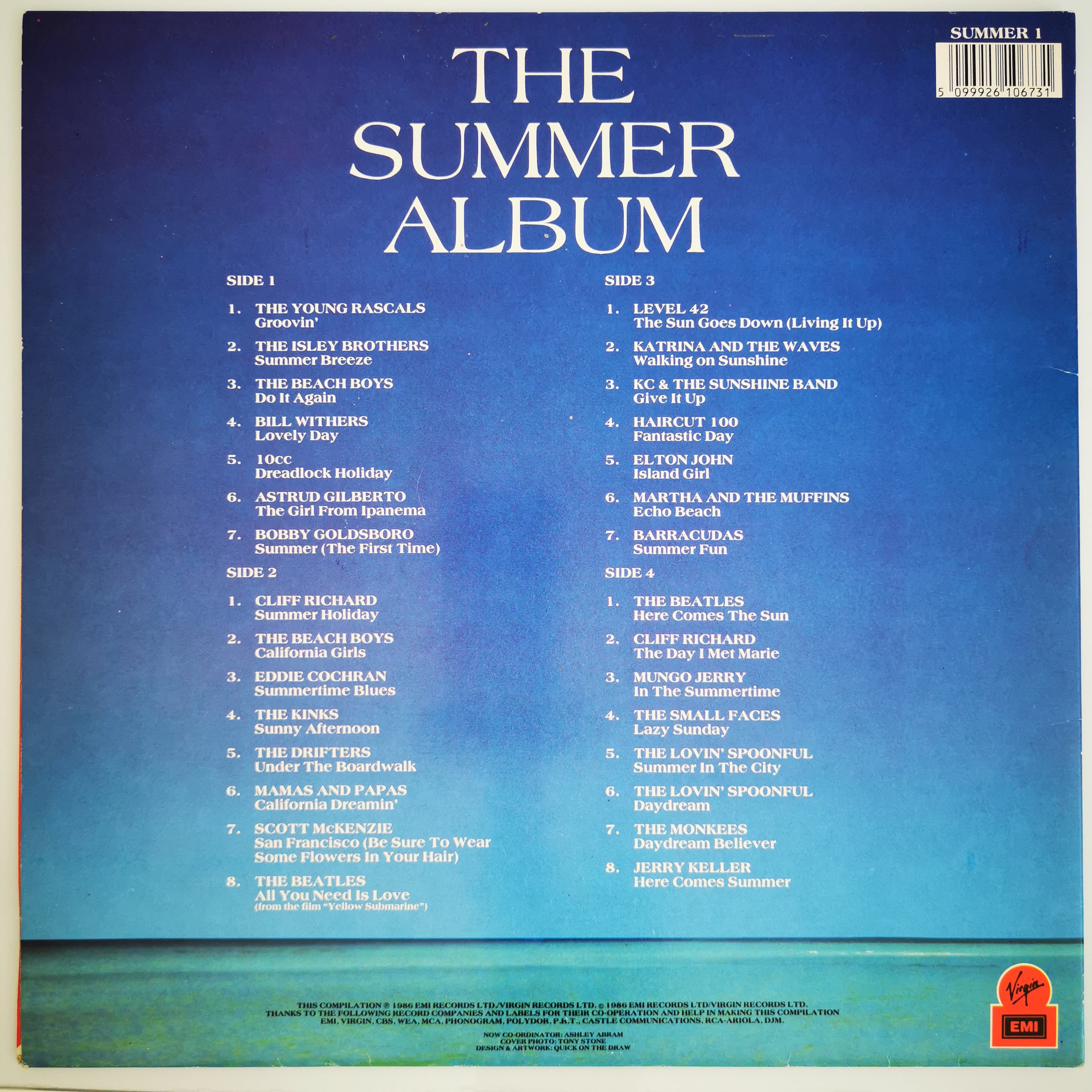 The Summer Album - 30 Original Summer Hits Vinyl LP