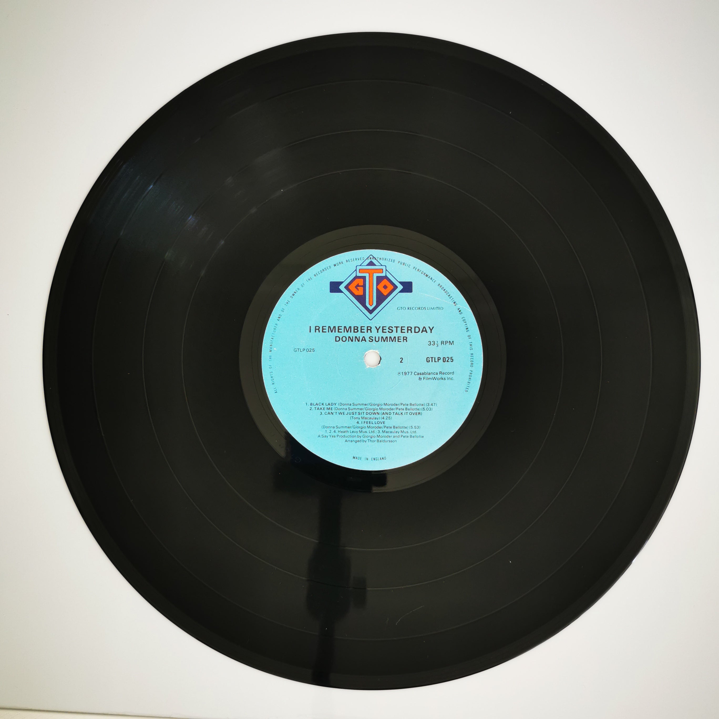 Donna Summer I Remember Yesterday Vinyl LP Record