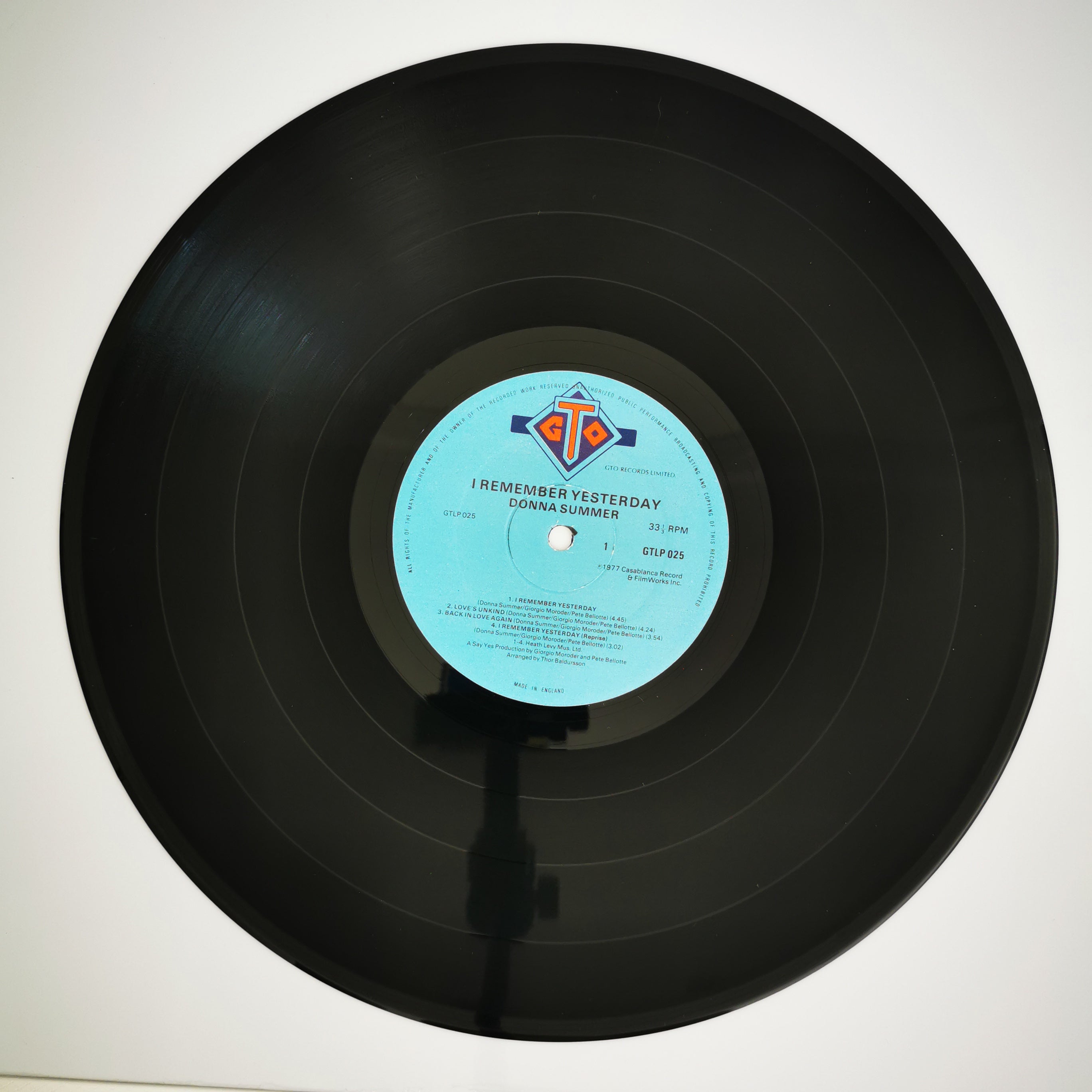 Donna Summer I Remember Yesterday Vinyl LP Record