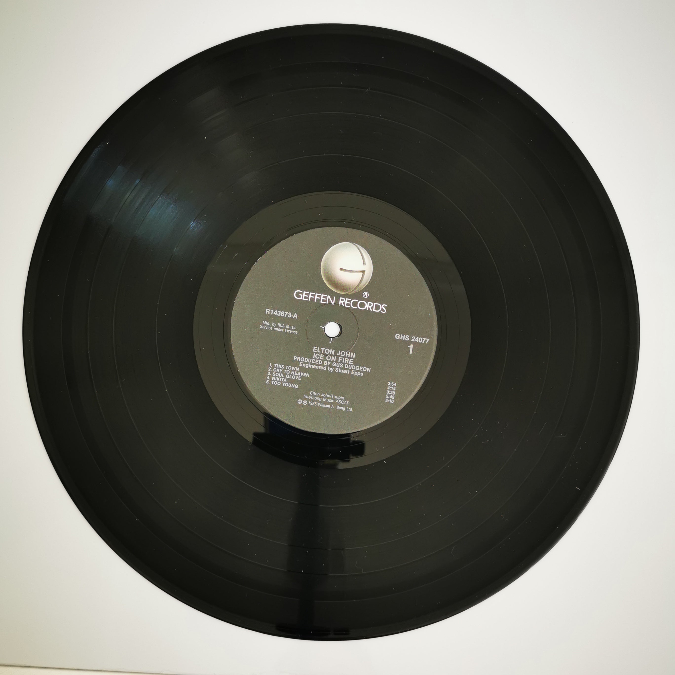 Elton John Ice On Fire Vinyl LP Record
