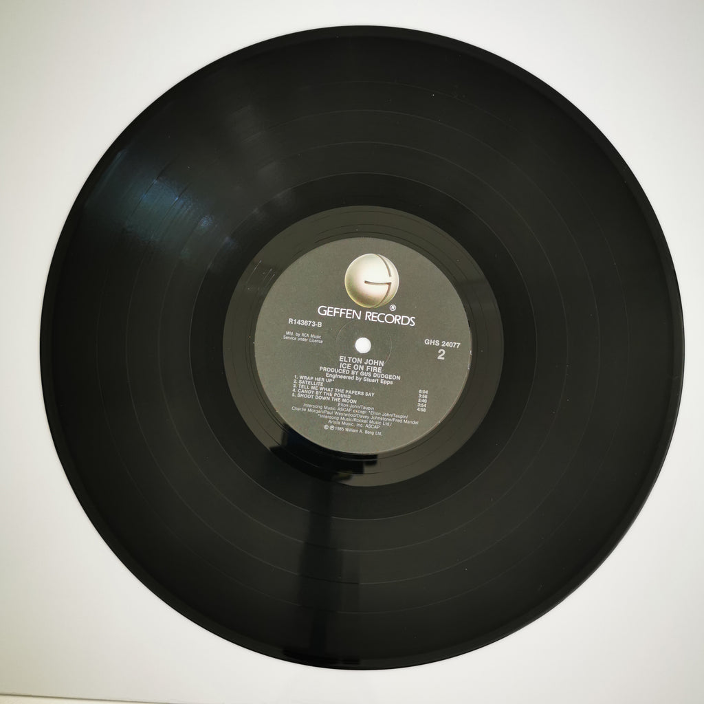 Elton John Ice On Fire Vinyl LP Record