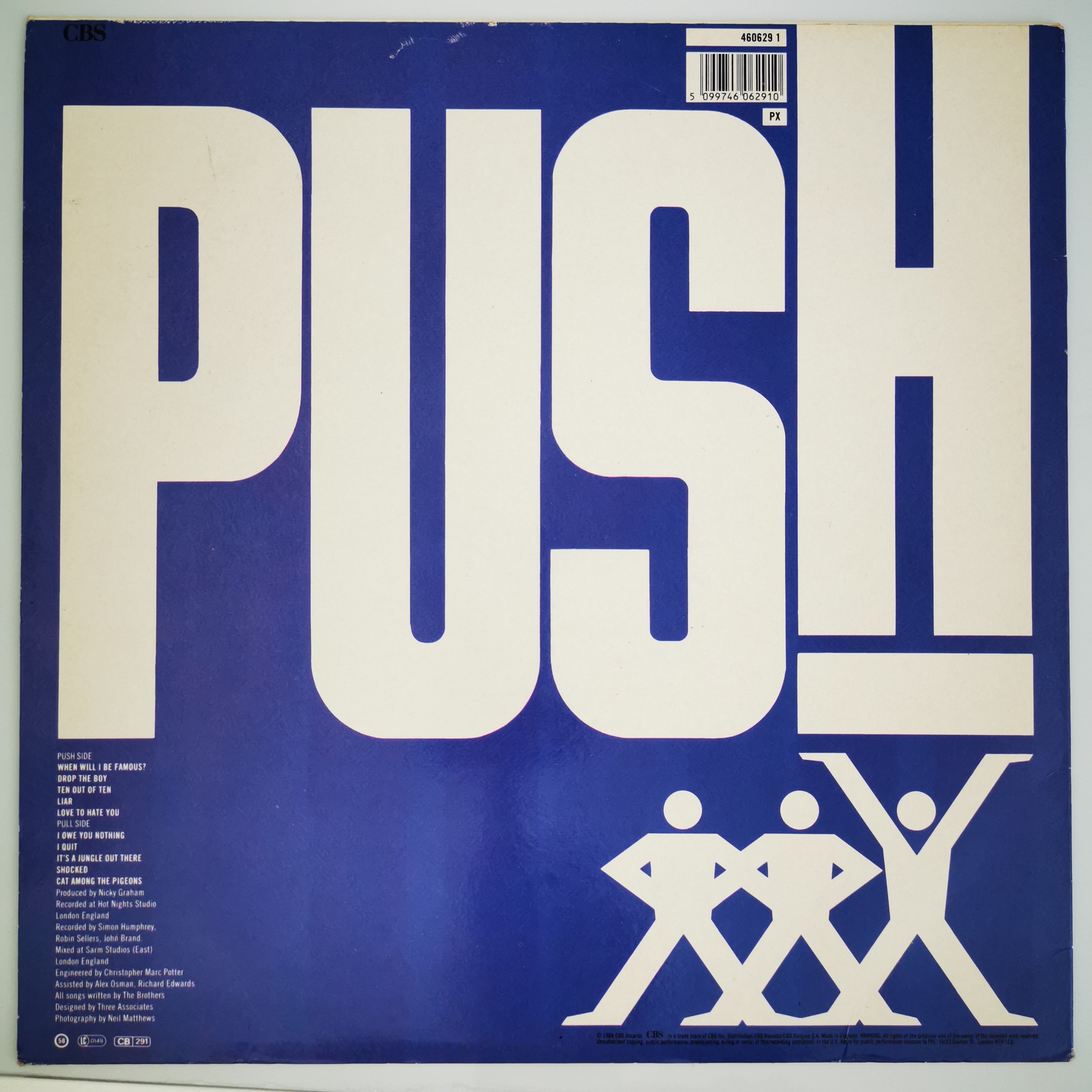 Bros Push Vinyl LP Record
