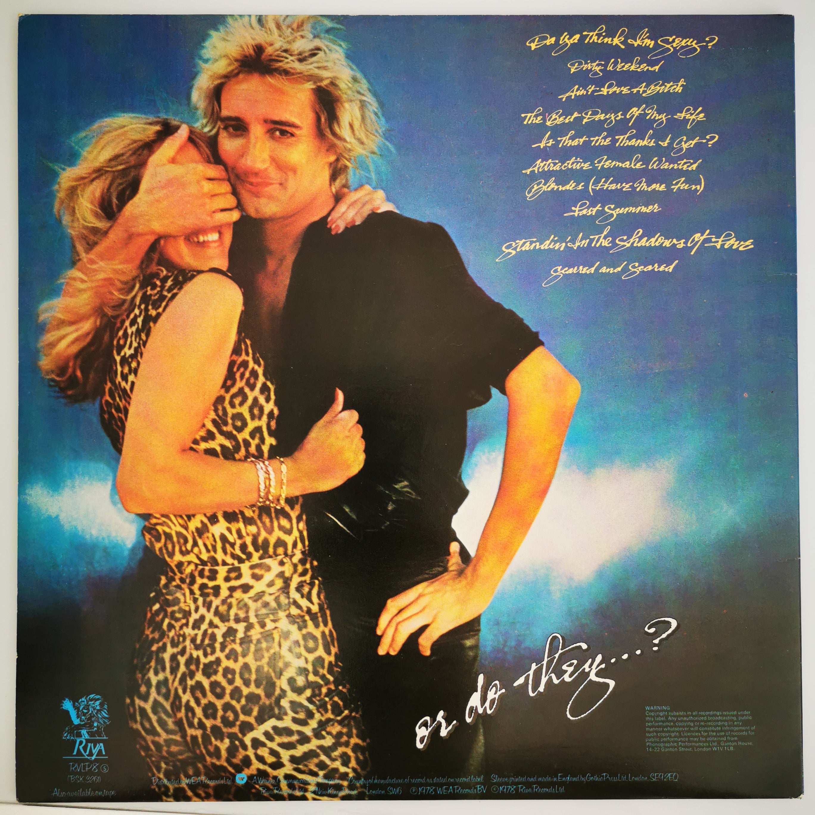 Rod Stewart – Blondes Have More Fun Vinyl LP Record