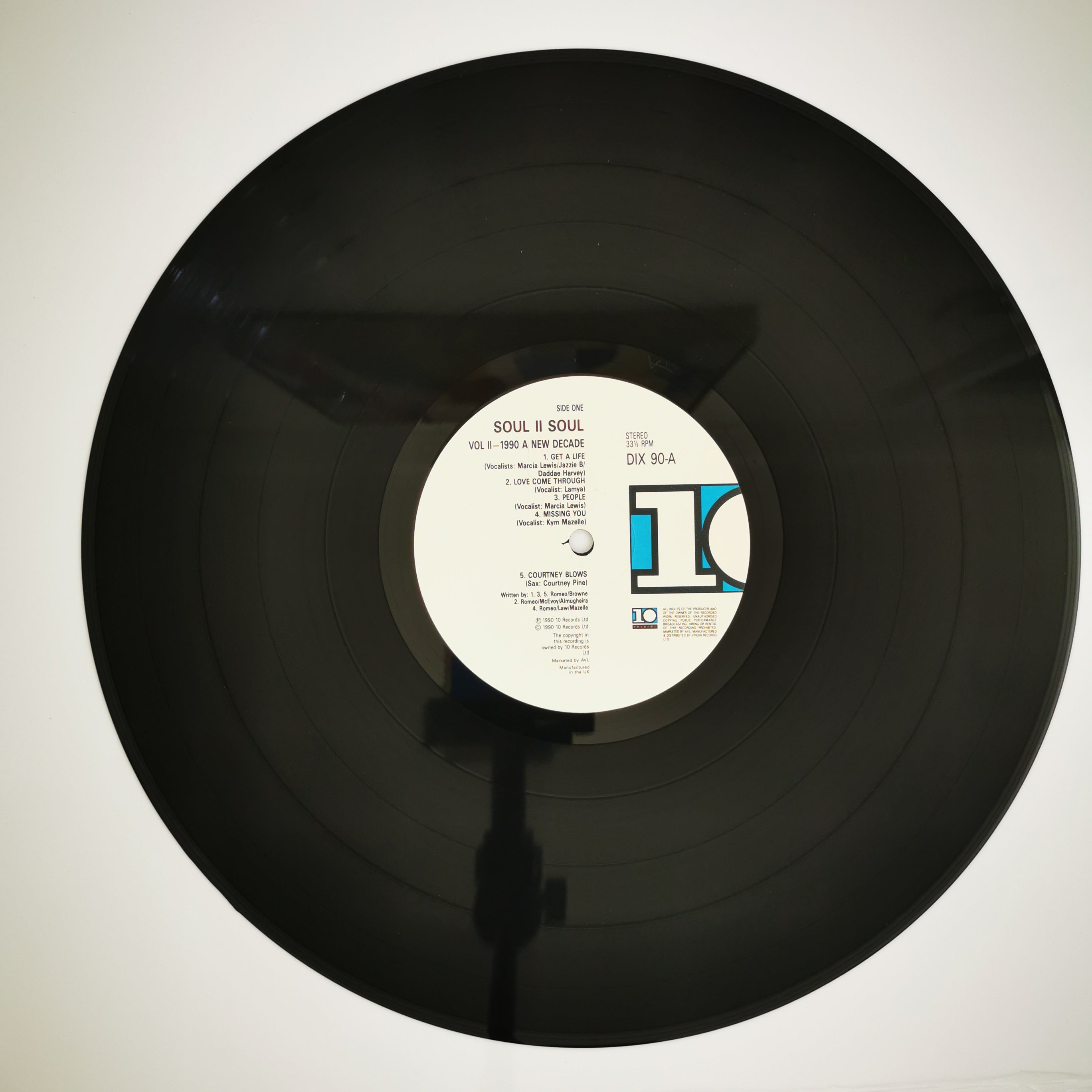 Soul II Soul – Vol. II (1990 - A New Decade) Vinyl LP Record