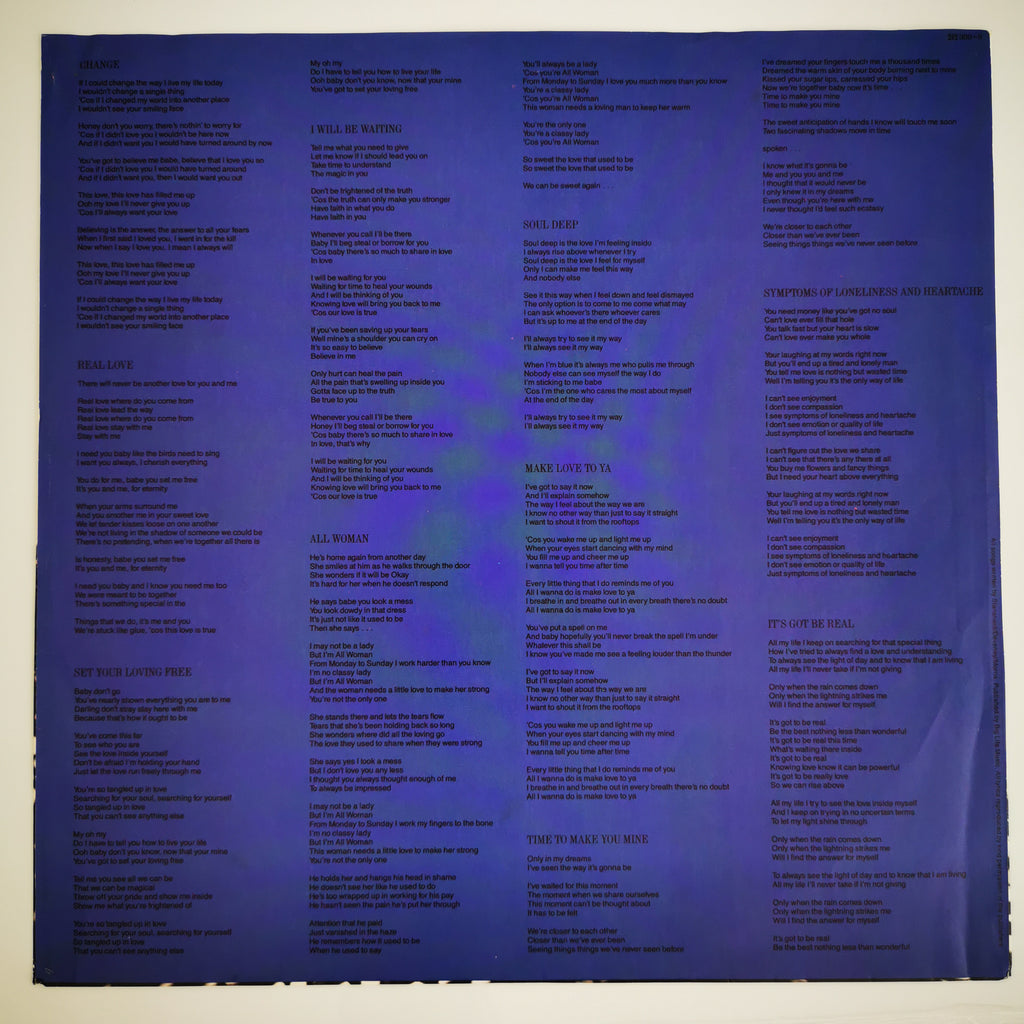 Lisa Stansfield – Real Love Vinyl LP Record