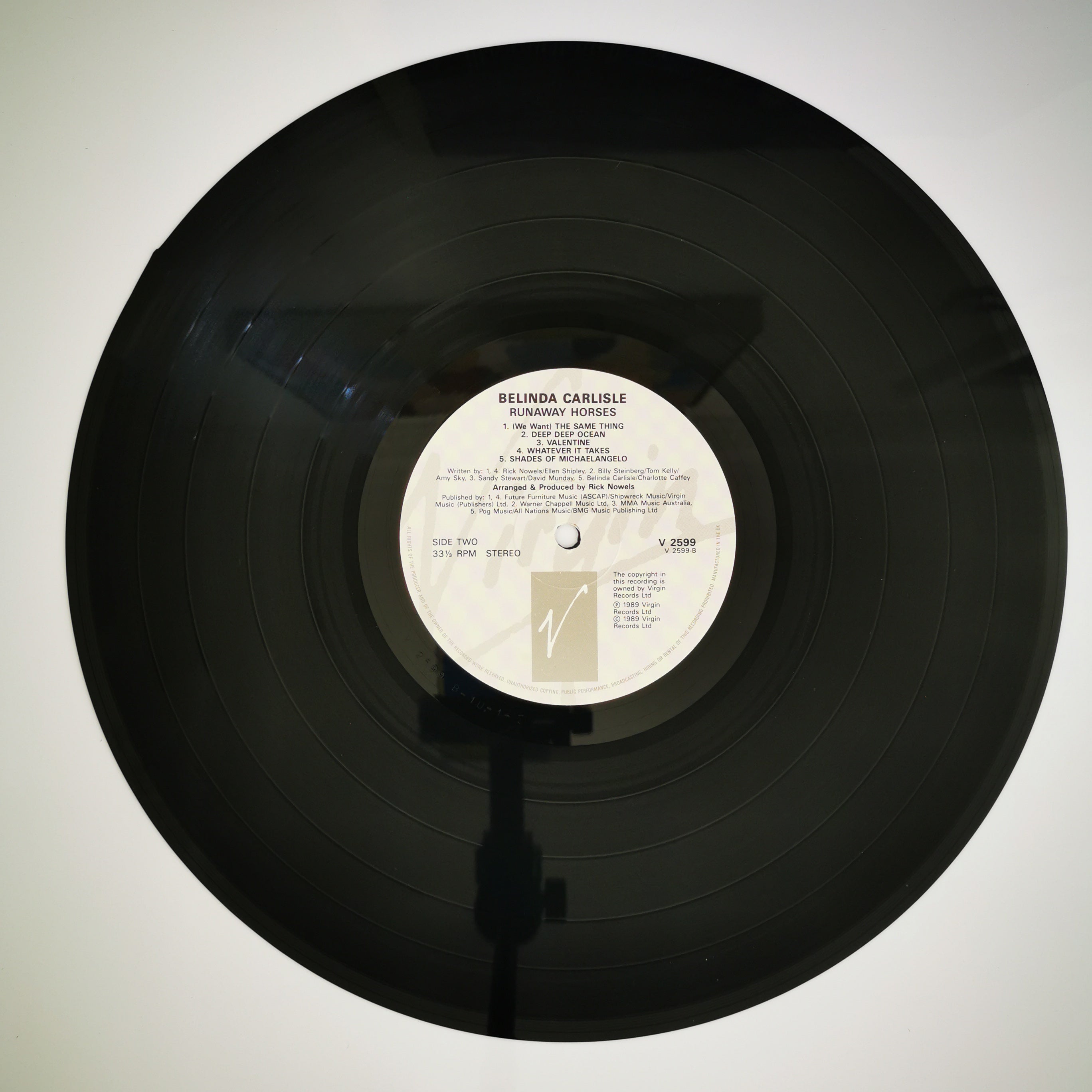 Belinda Carlisle – Runaway Horses Vinyl LP Record