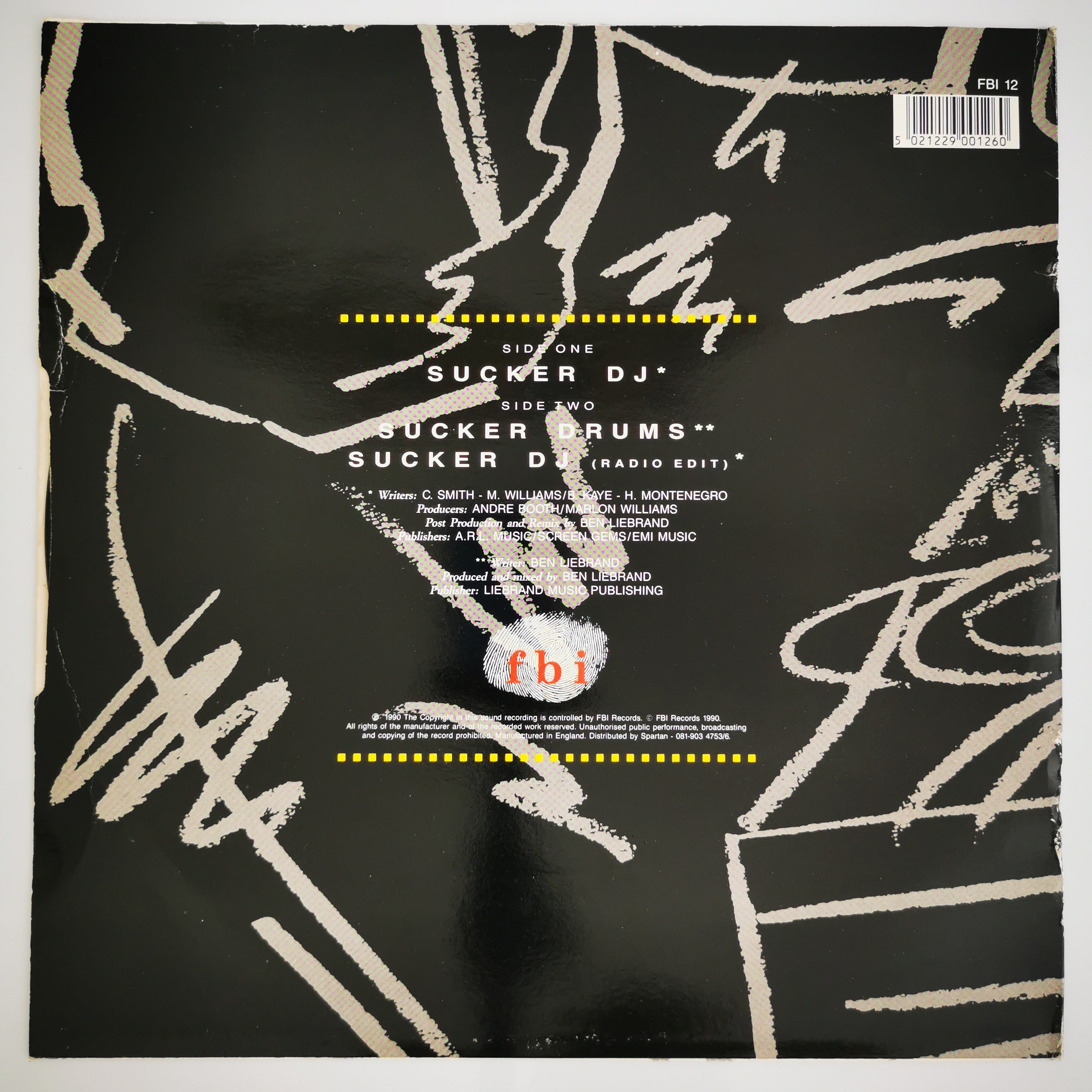 Dimples D – Sucker DJ 12" Vinyl Single Record
