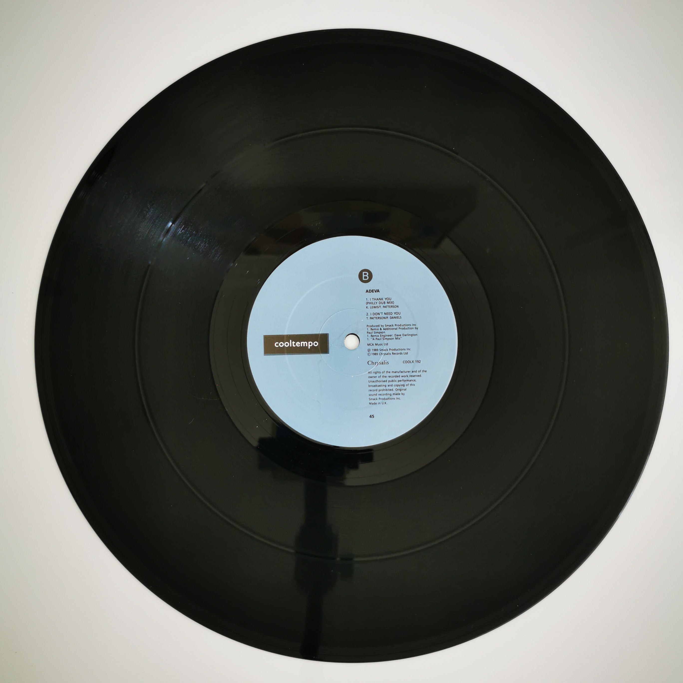 Adeva – I Thank You Vinyl 12" Single Record