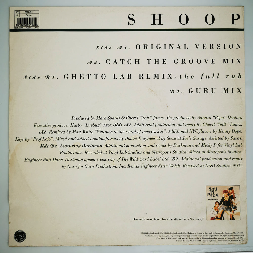 Salt 'N' Pepa – Shoop Vinyl 12" Single Record
