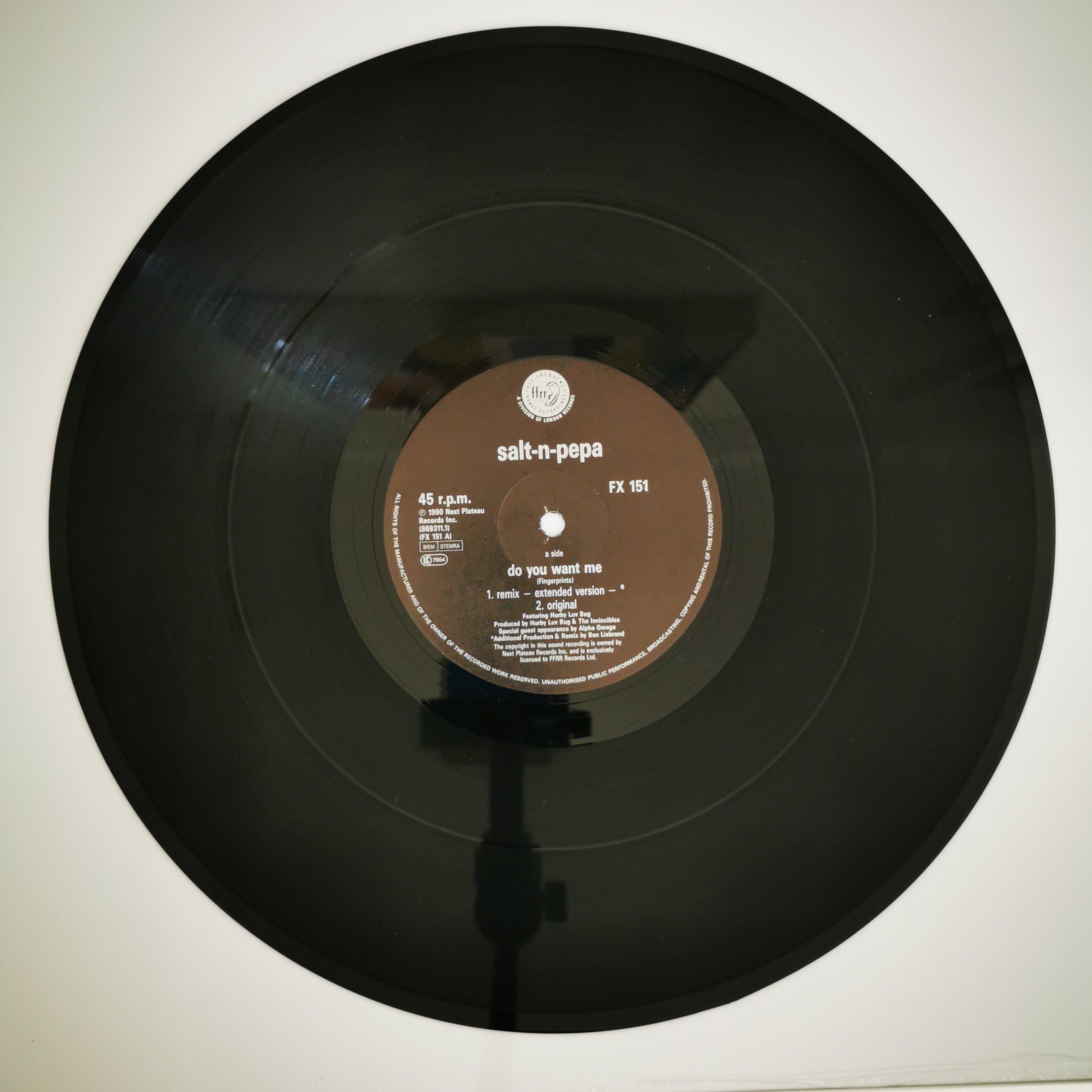 Salt N Pepa Do You Want Me 12" vinyl Single
