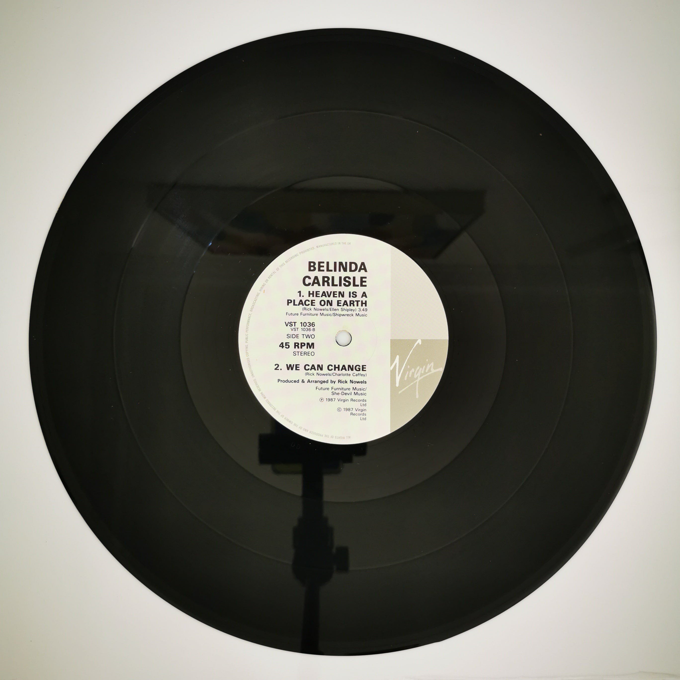Belinda Carlisle Heaven Is A Place On Earth 12" vinyl