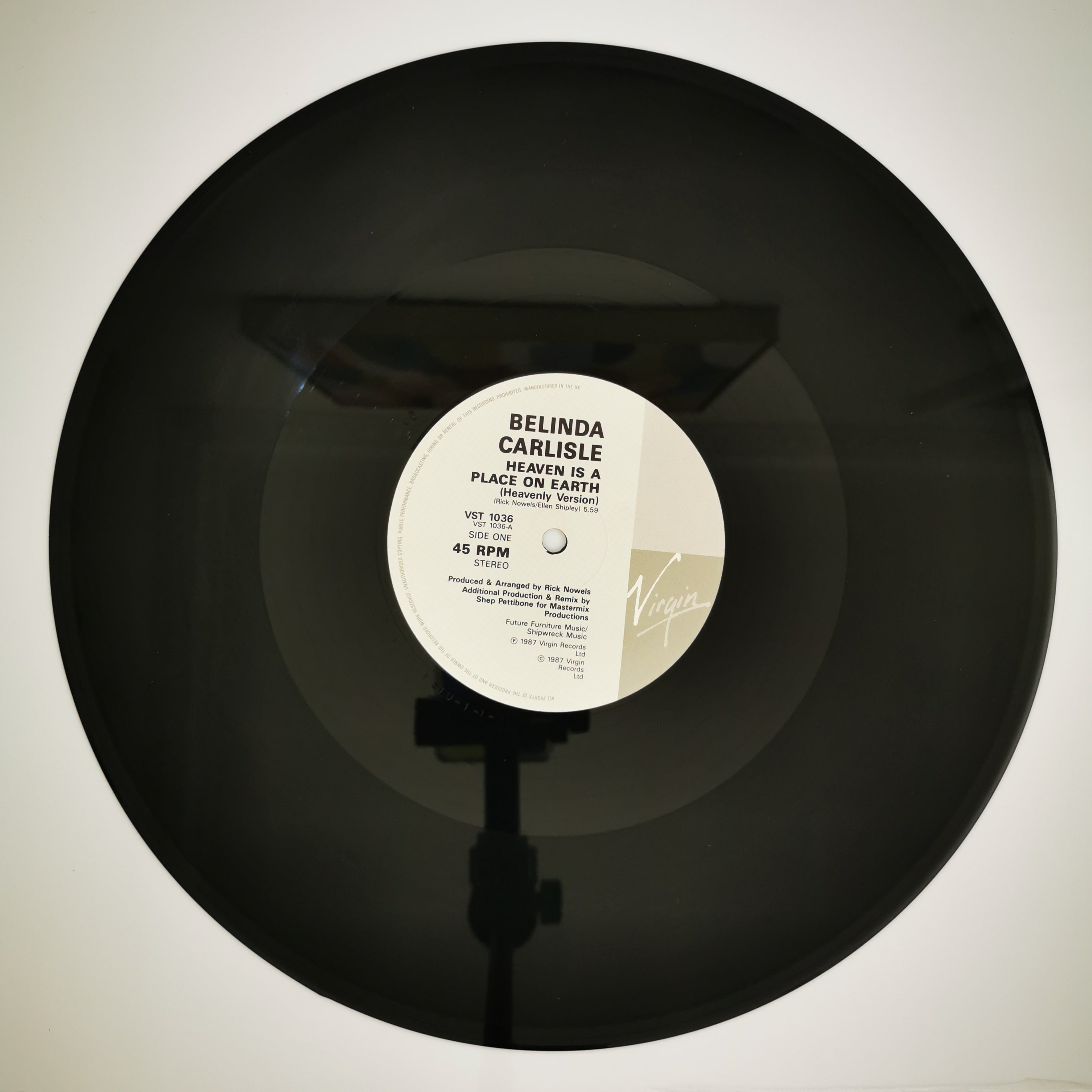 Belinda Carlisle Heaven Is A Place On Earth 12" vinyl