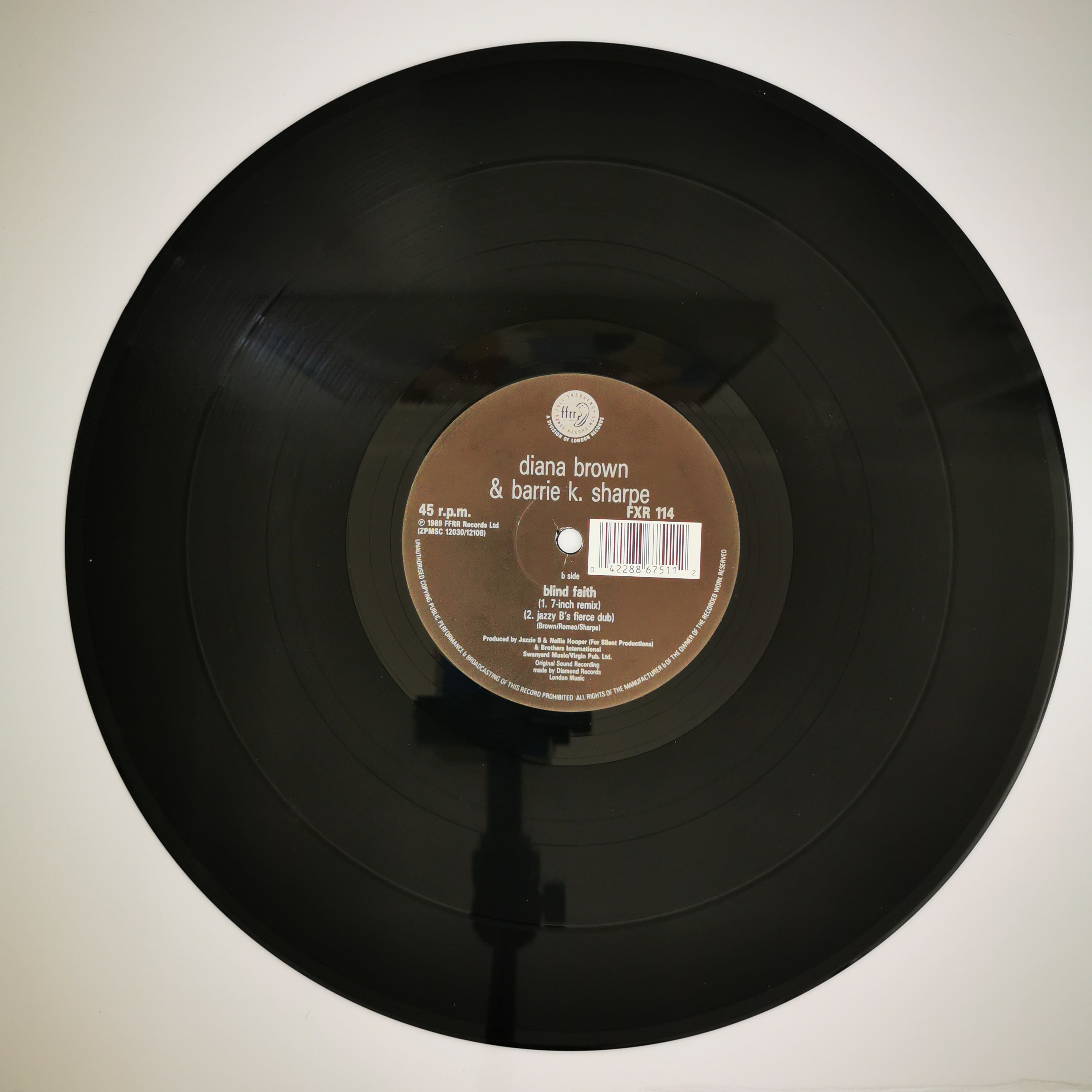 Diana Brown & Barrie K Sharpe – Blind Faith 12" Single