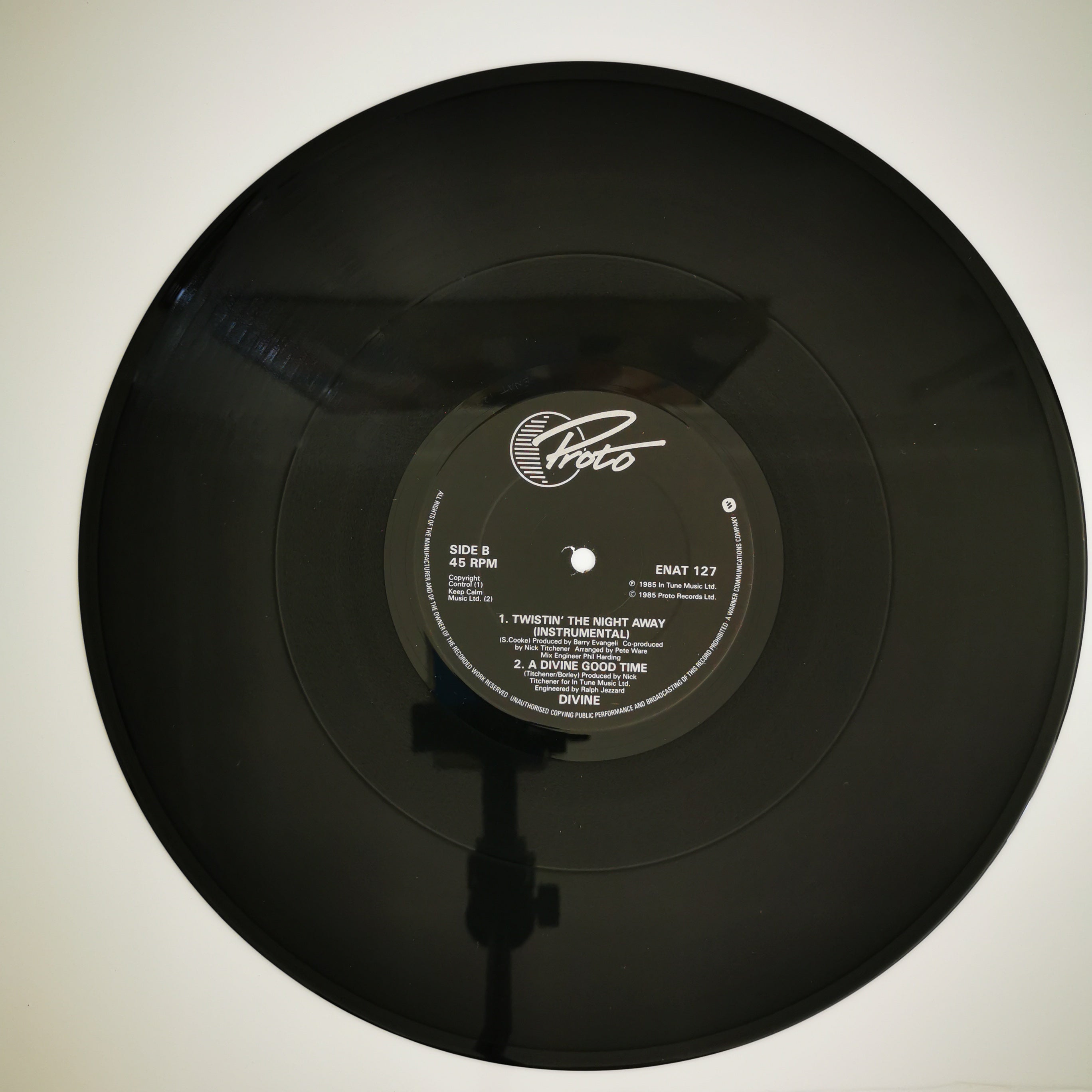 Divine – Twistin' The Night Away 12" Vinyl Single (Bouns Record)