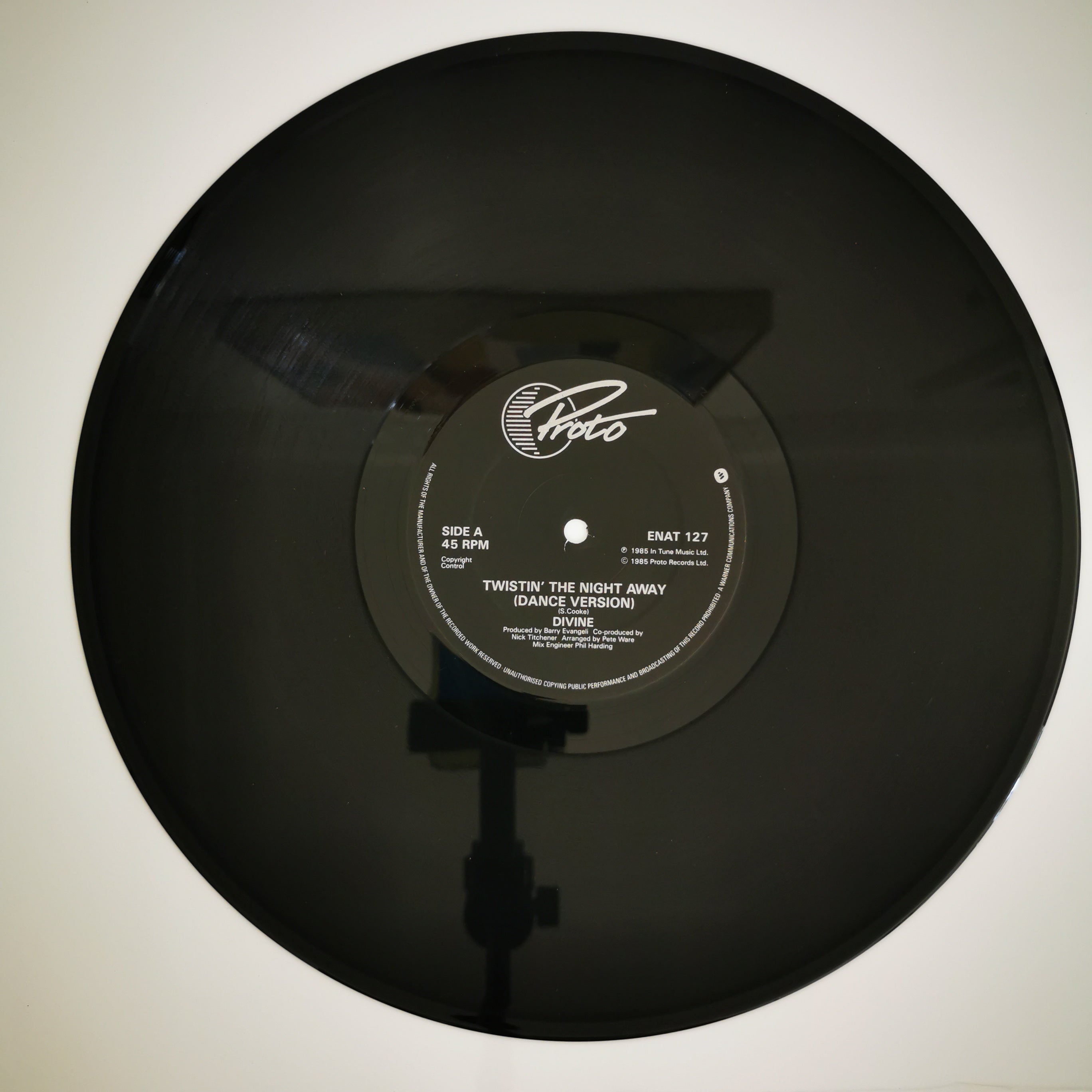 Divine – Twistin' The Night Away 12" Vinyl Single (Bouns Record)