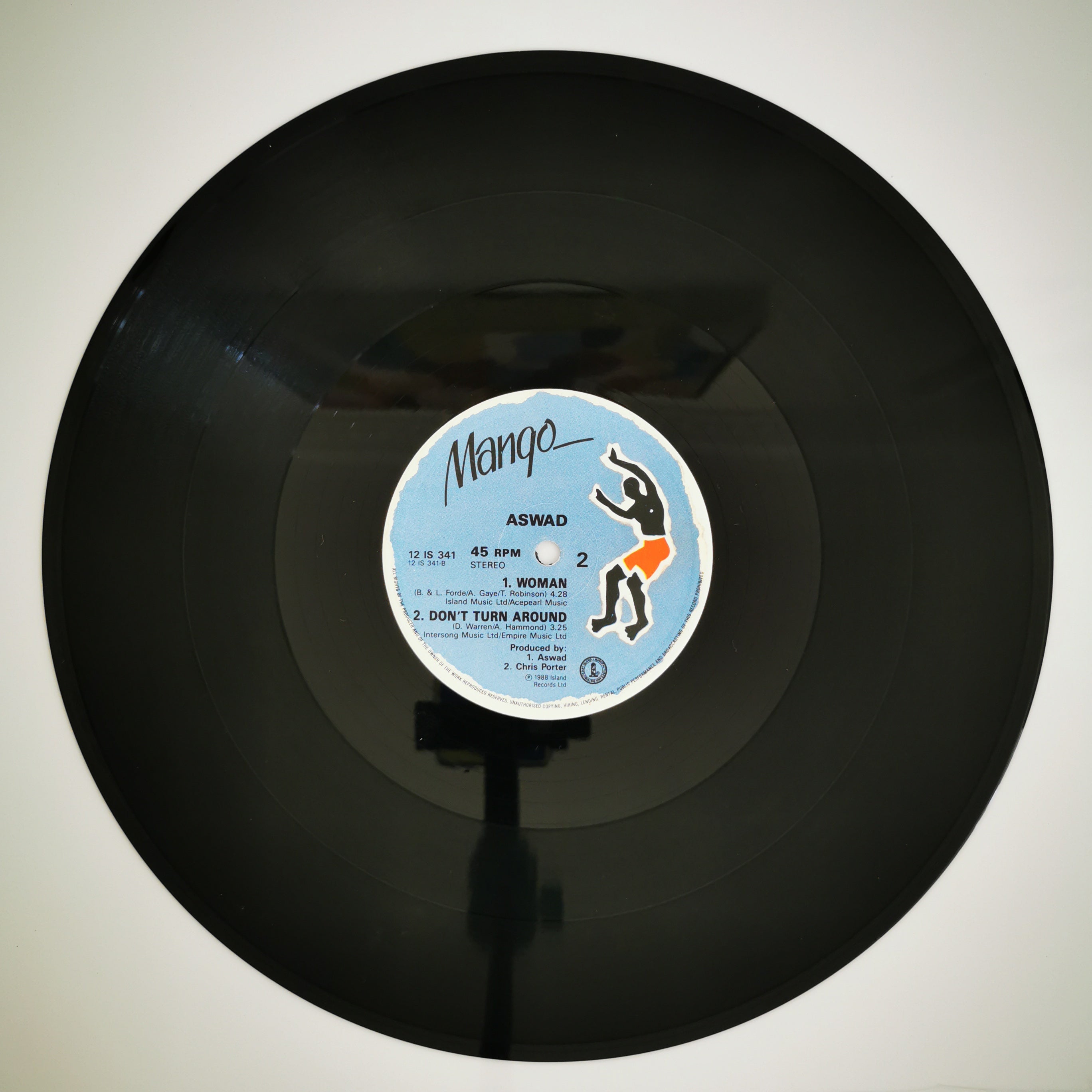 Aswad Don't Turn Around - Remix 12" vinyl Record