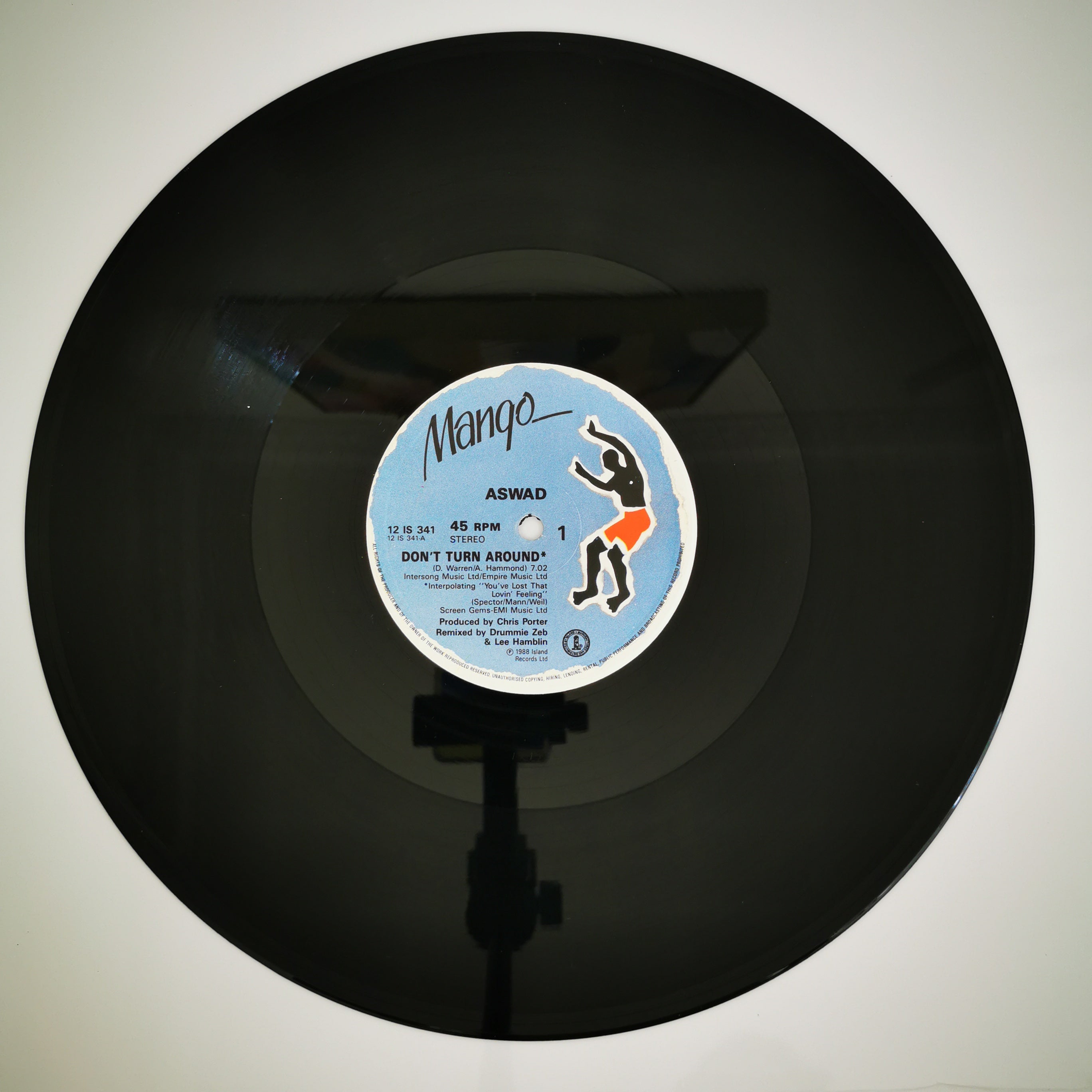 Aswad Don't Turn Around - Remix 12" vinyl Record