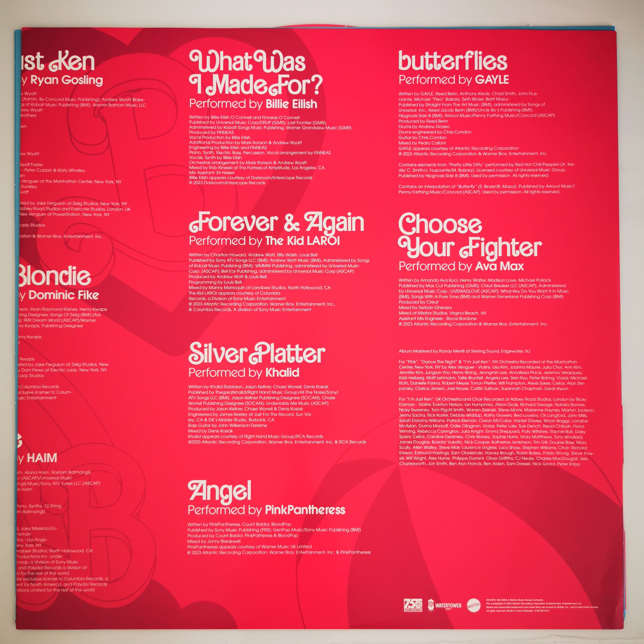 Original Soundtrack Barbie The Album Pink Vinyl Record