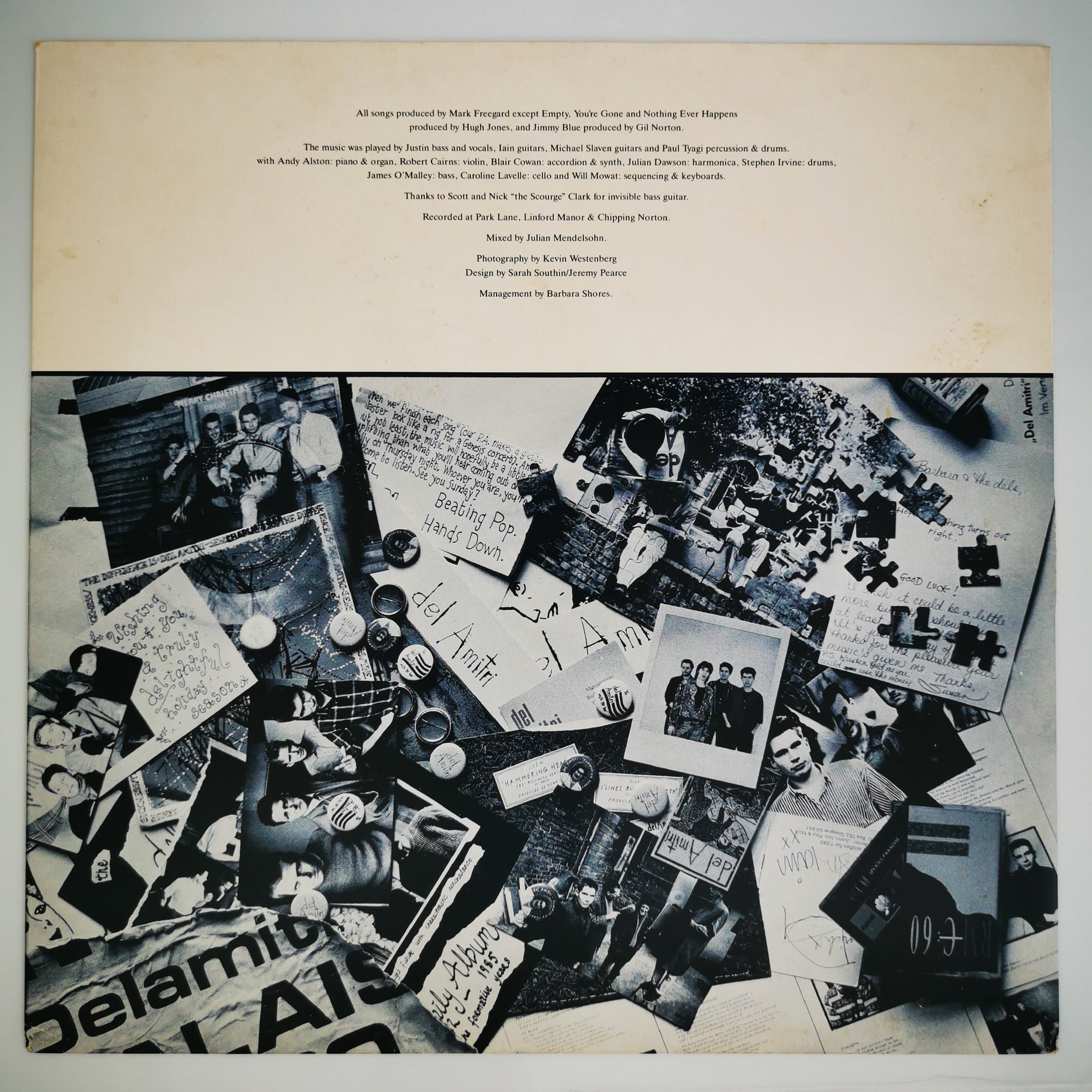 Del Amitri Waking Hours Vinyl LP Record