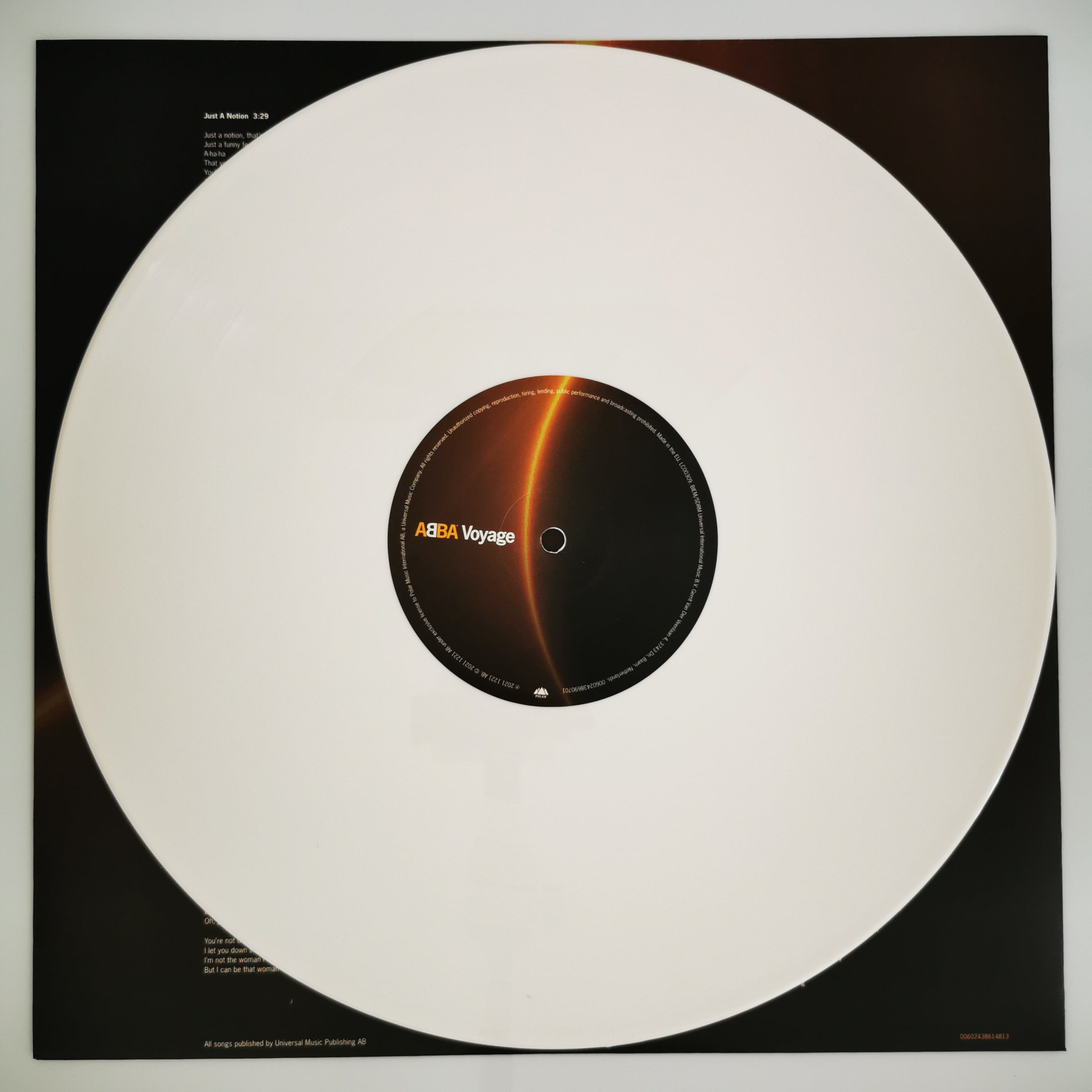 Abba Voyage White Vinyl LP Gatefold Record