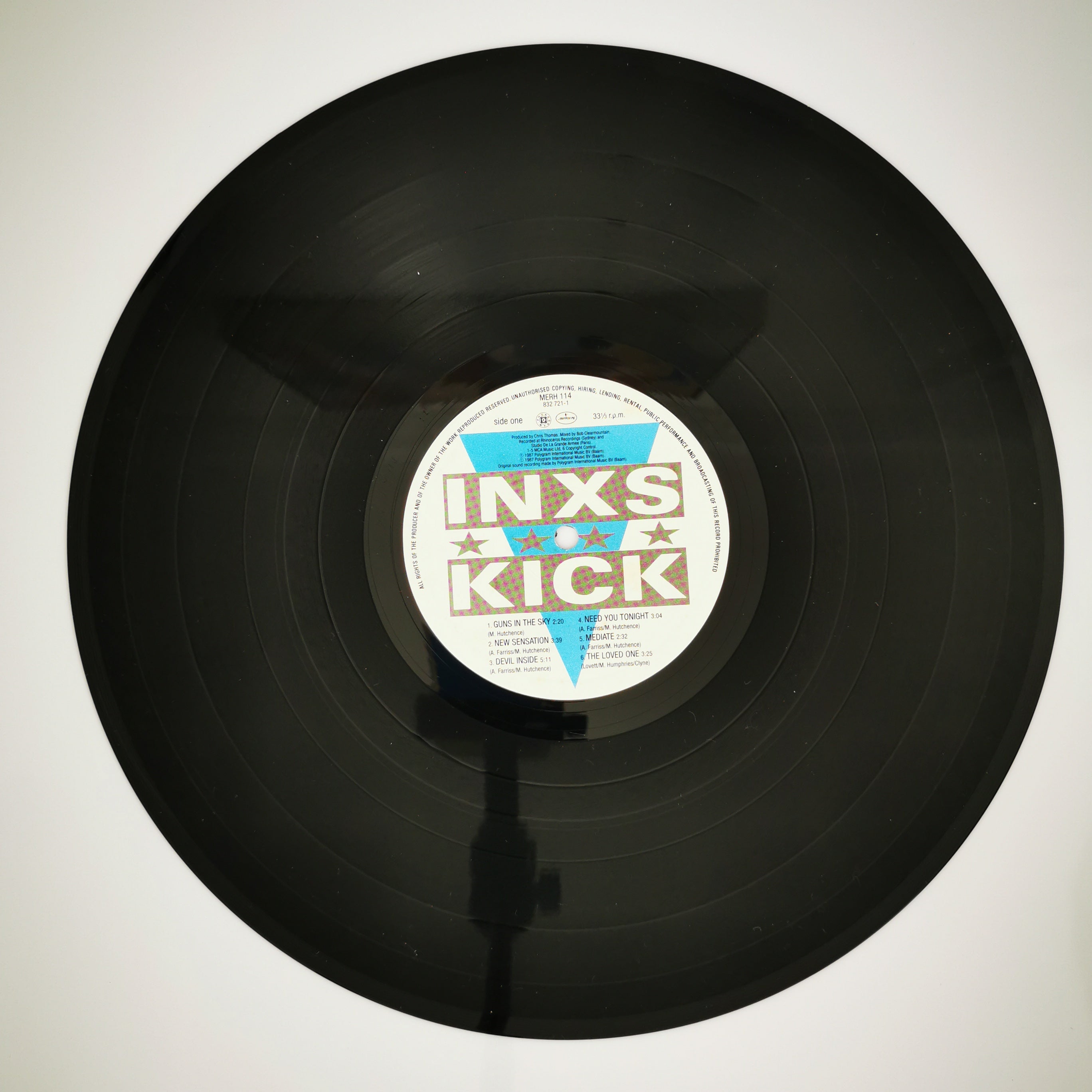 INXS Kick Vinyl LP Gatefold Record