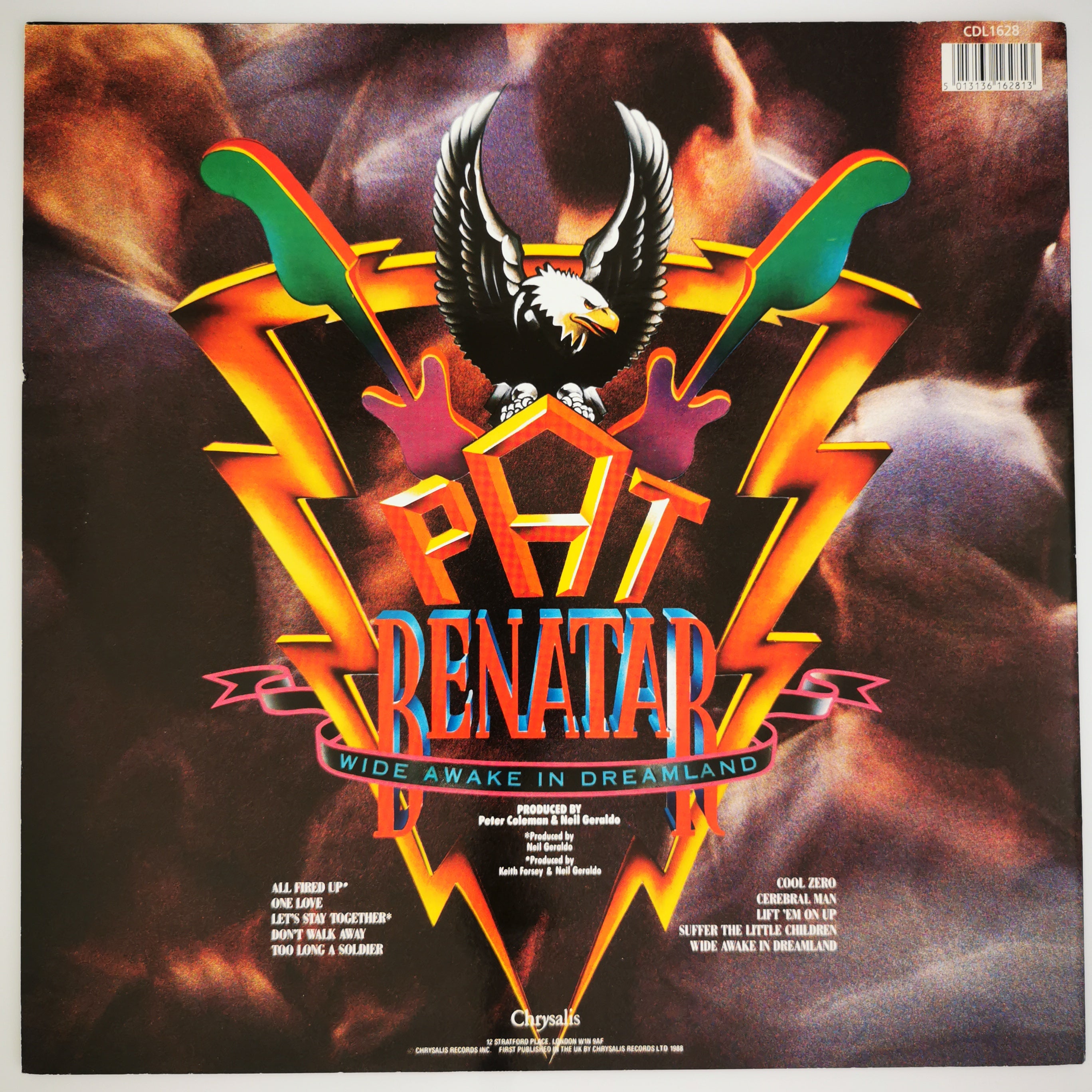 Pat Benatar Wide Awake In Dreamland Vinyl LP Record