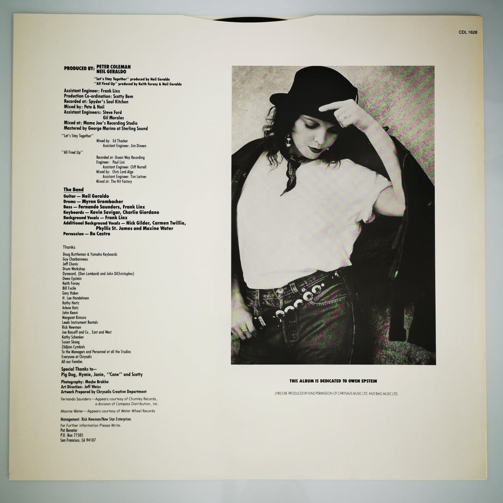 Pat Benatar Wide Awake In Dreamland Vinyl LP Record